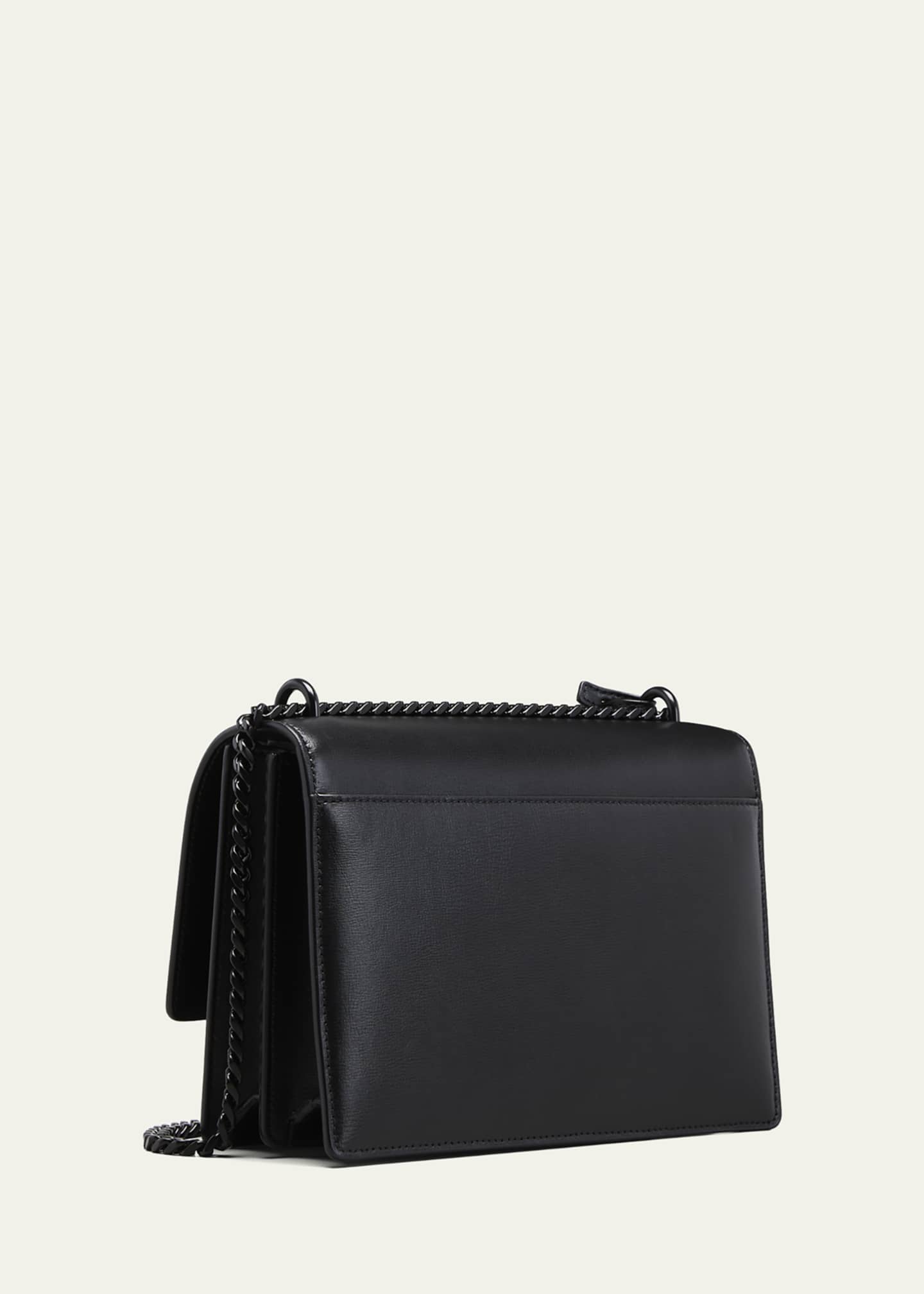 Saint Laurent Sunset Medium Monogram Ysl Crossbody Bag Black