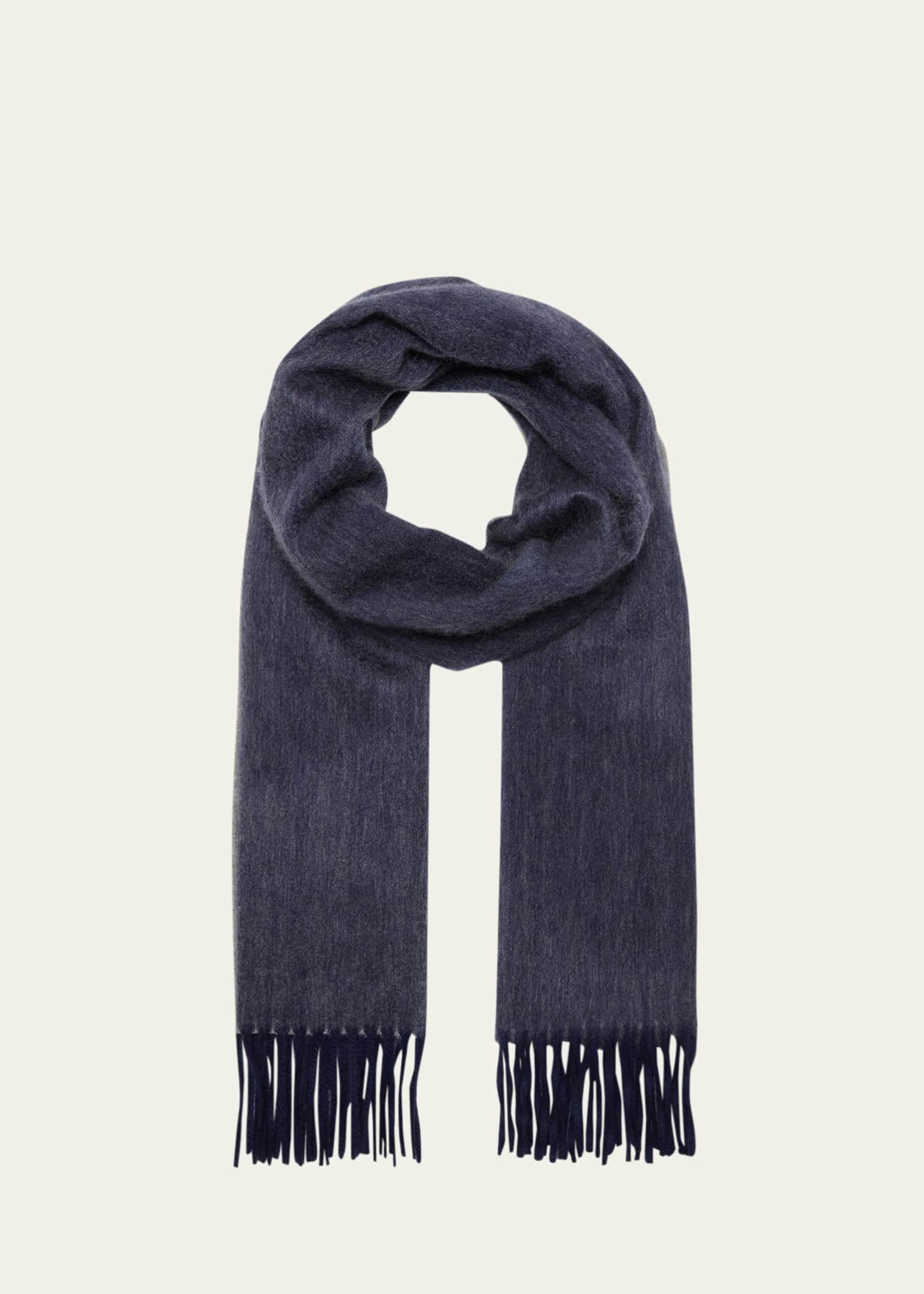 Begg x Co Men's Cashmere Arran Reversible Scarf Image 1 of 4