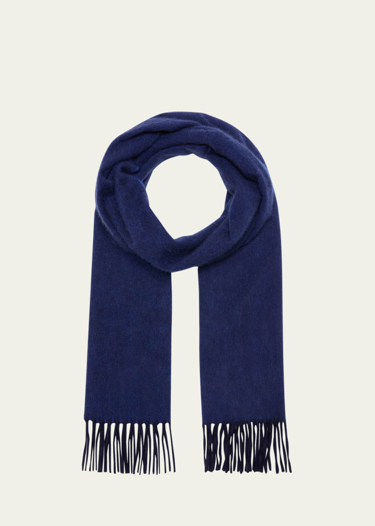 Begg x Co Men's Cashmere Arran Reversible Scarf Image 1 of 4