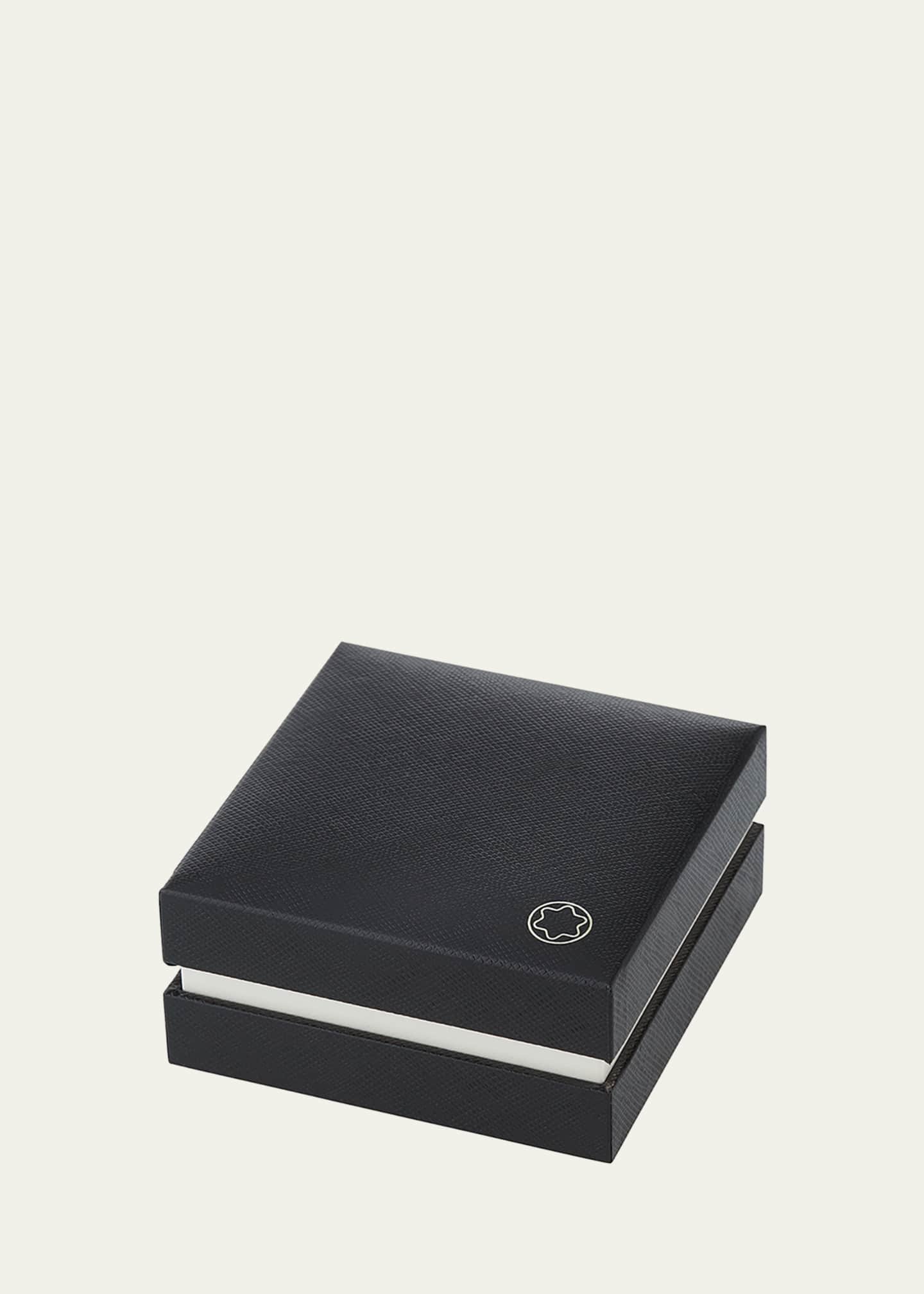 モンブラン カフス カーボン 104730 Montblanc Men's Round Carbon Fiber Cufflinks - Bergdorf Goodman