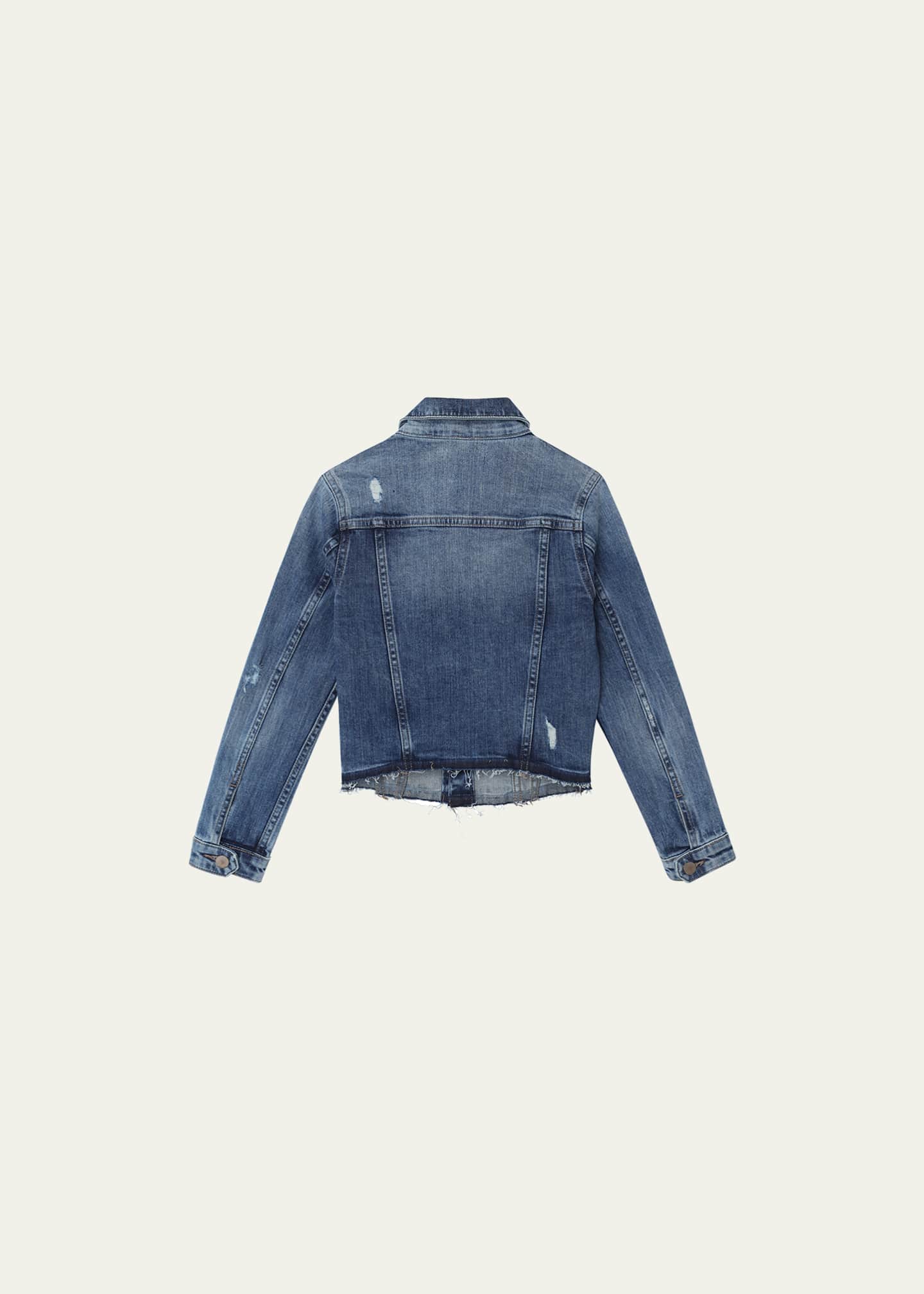 DL1961 Girl's Manning Denim Jacket, Size S-L Image 2 of 2
