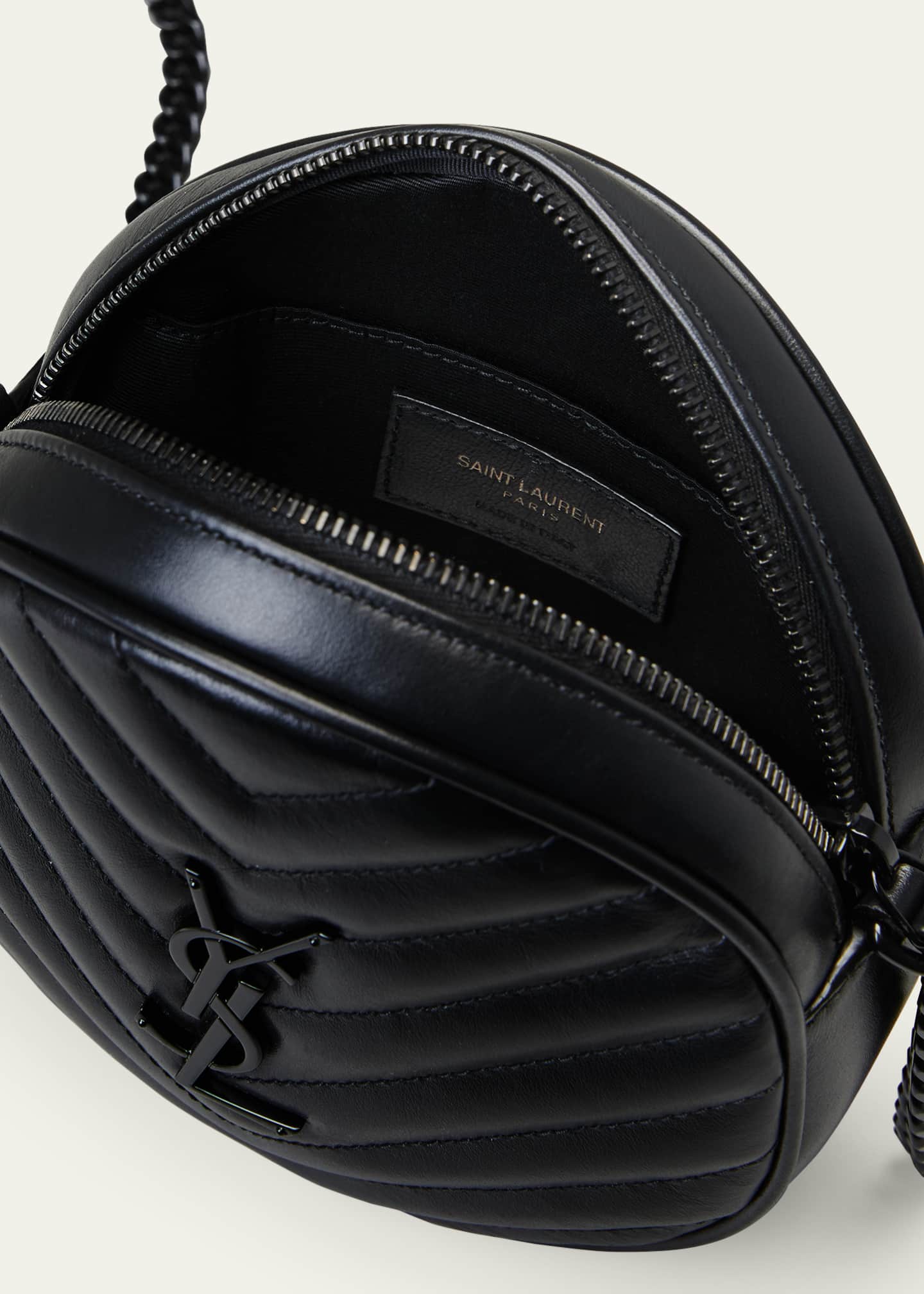 Saint Laurent YSL Vinyle Round Camera Crossbody Bag Bergdorf Goodman