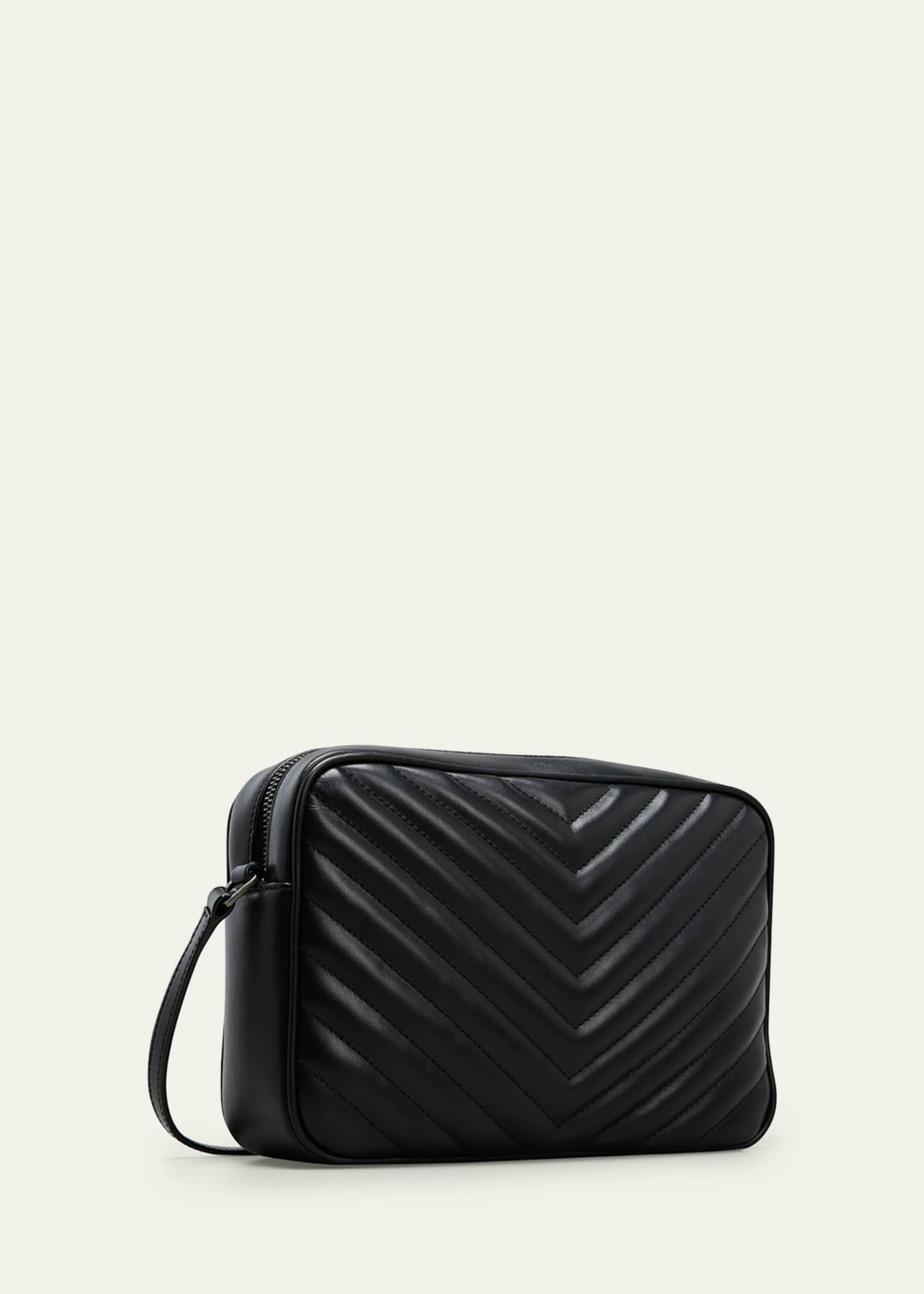 Saint Laurent Lou Belt Bag Quilted Black Hardware Black in Calfskin with  Black - US