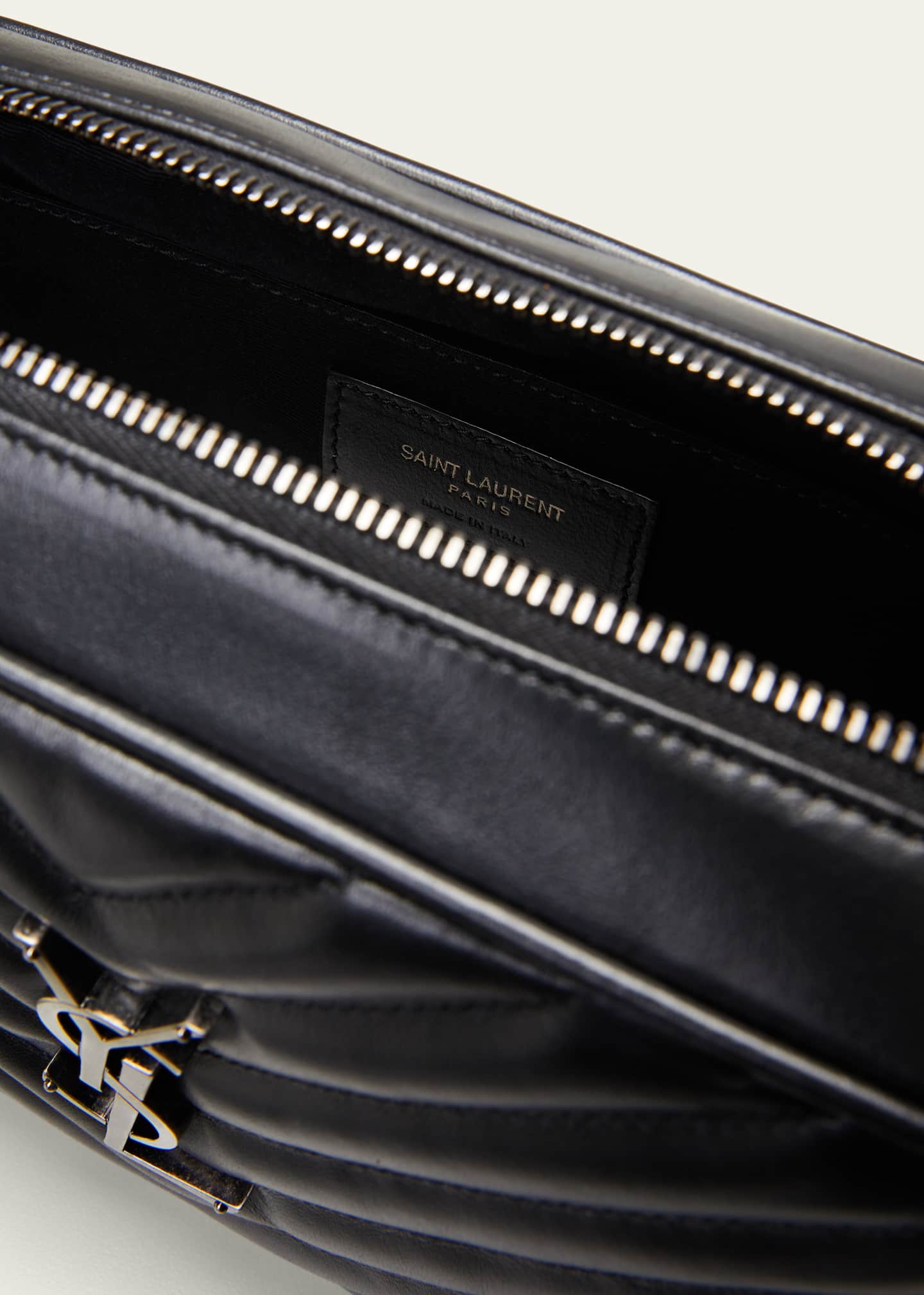 Saint Laurent Lou Medium YSL Monogram Calfskin Camera Crossbody