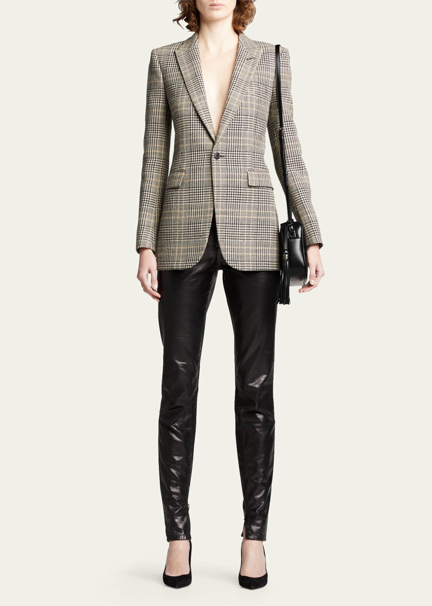 Saint Laurent Lou Medium YSL Monogram Calfskin Camera Crossbody Bag