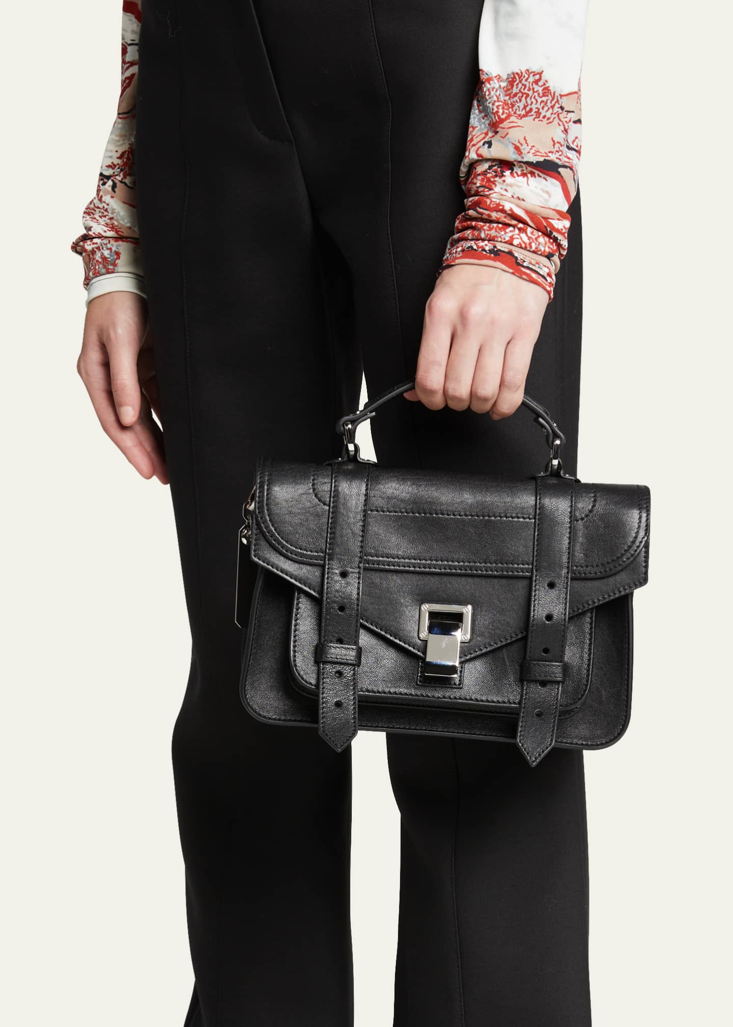 Proenza Schouler PS1 Tiny Leather Shoulder Bag