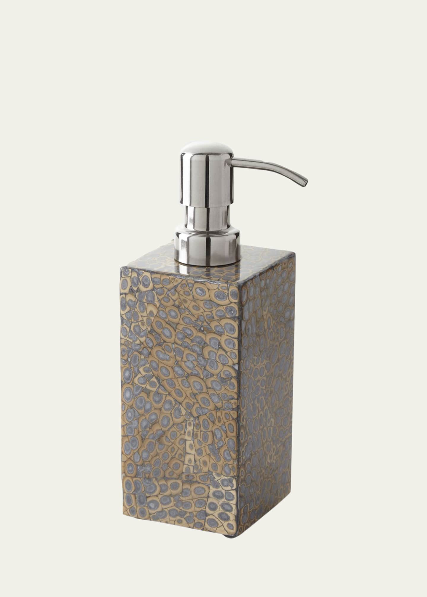 Pigeon and Poodle Callas Silver Soap Pump Dispenser