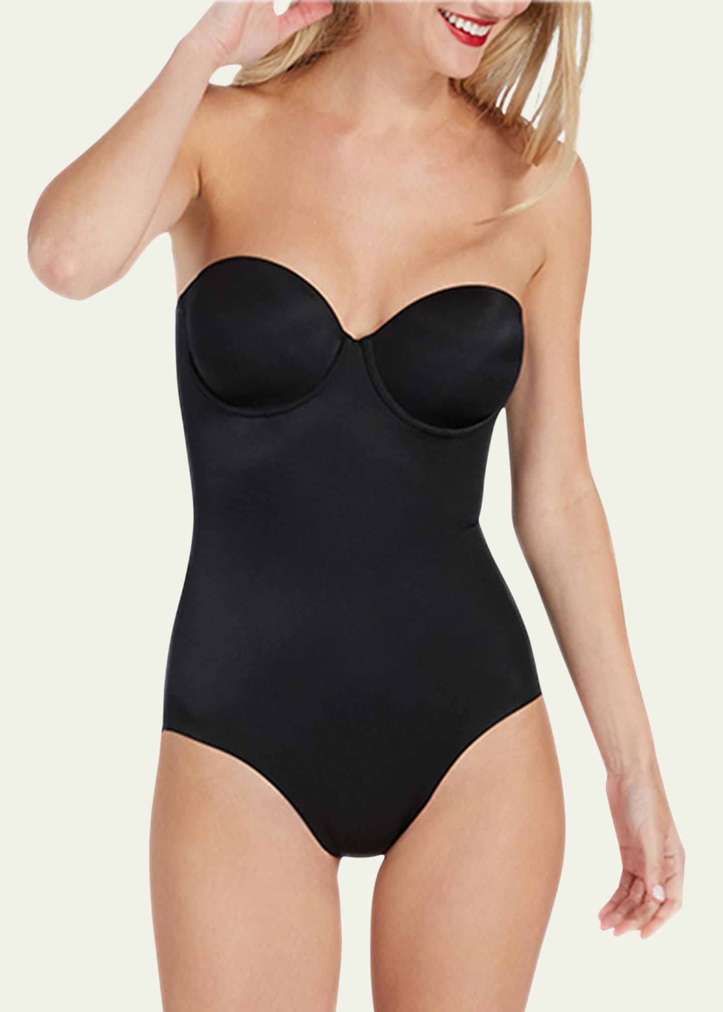 Suit Your Fancy Strapless Cupped Bodysuit by Spanx Online