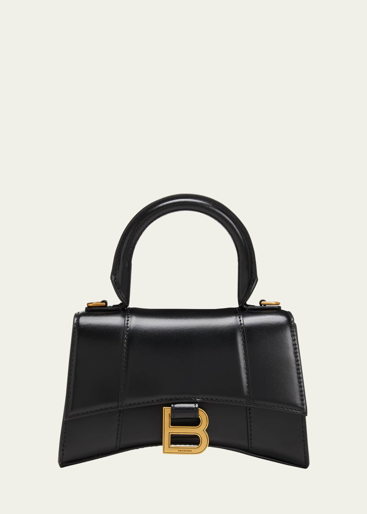 administration Bliv sur alliance Balenciaga Hourglass XS Shiny Box Calf Top-Handle Bag - Bergdorf Goodman