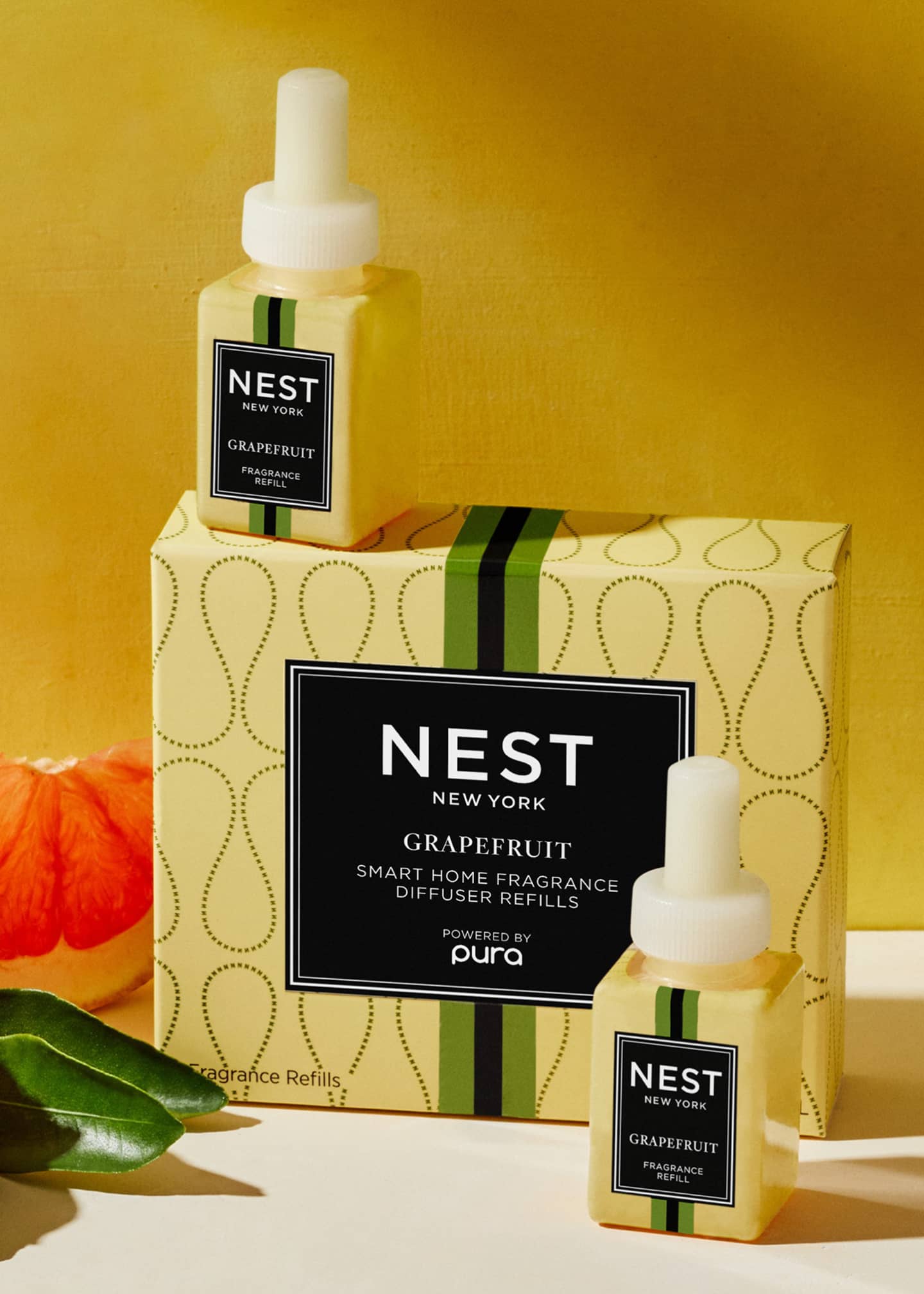 NEST New York Grapefruit Pura Smart Home Diffuser Refill, 2 x 0.33 oz