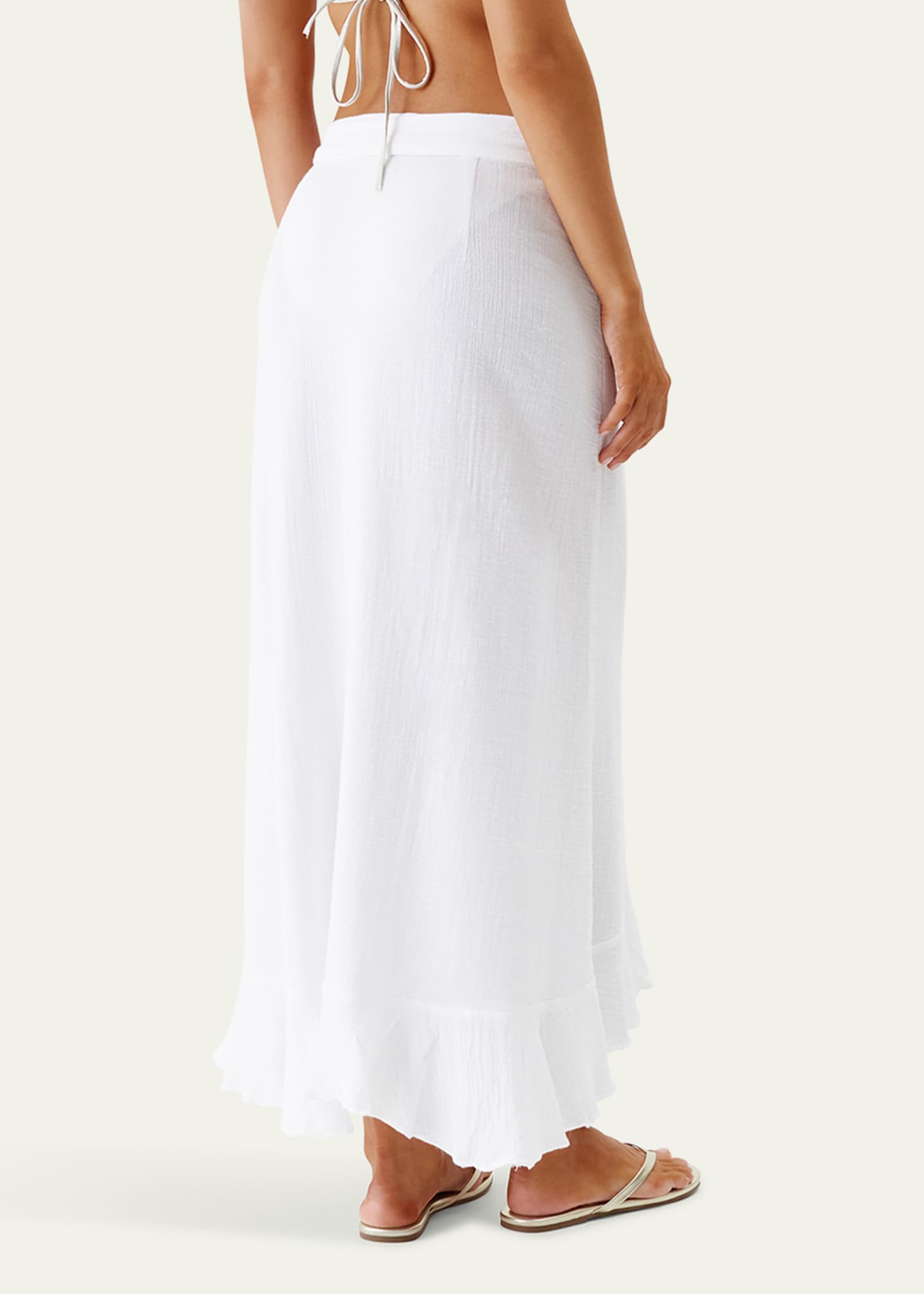 Melissa Odabash Danni Long Coverup Wrap Skirt Image 3 of 4