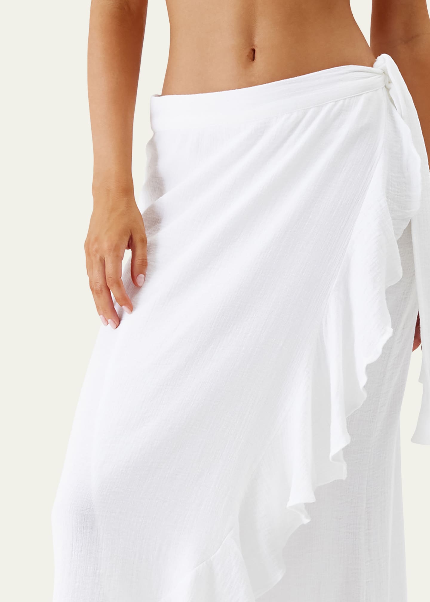 Melissa Odabash Danni Long Coverup Wrap Skirt Image 4 of 4