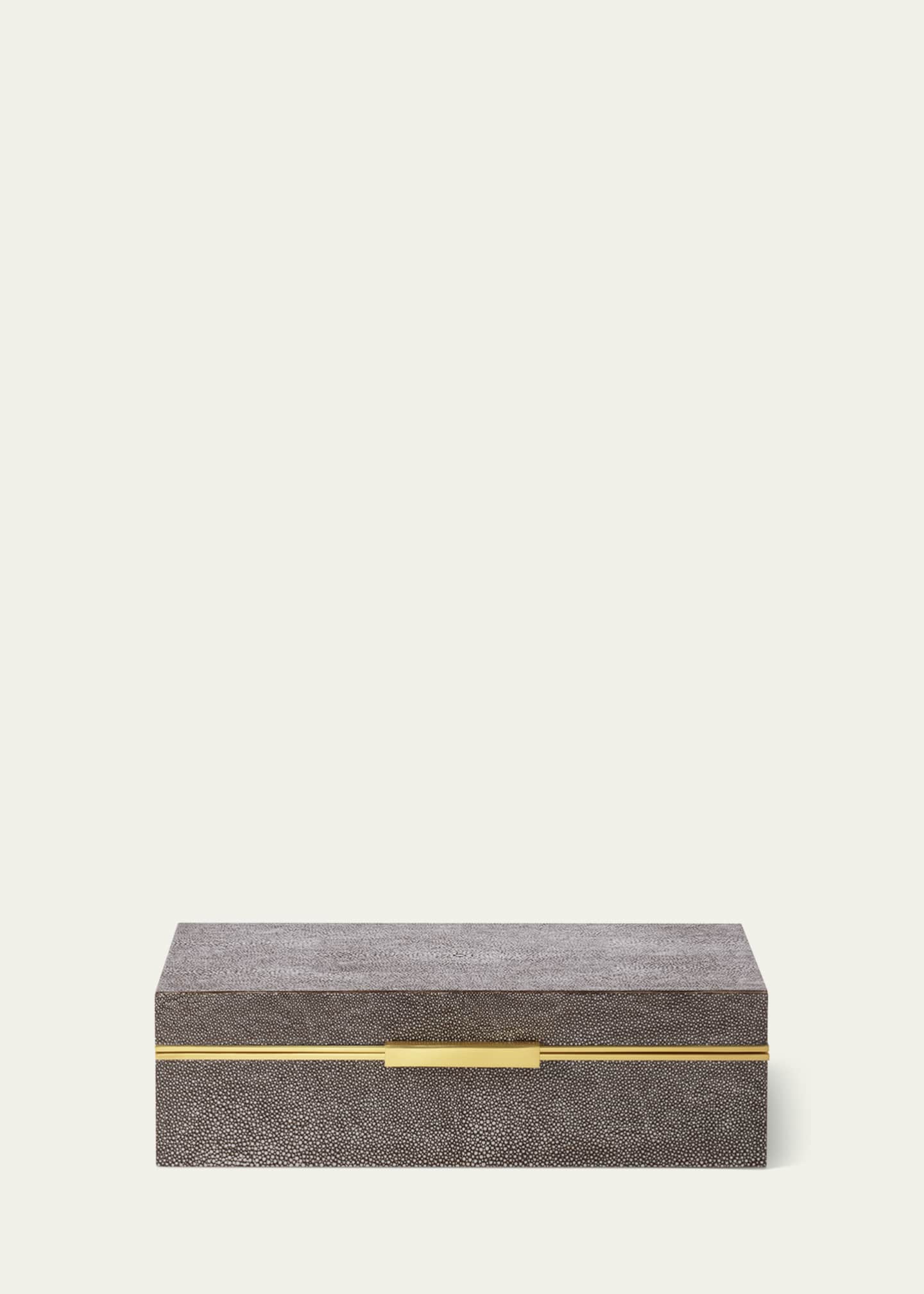 AERIN Faux Shagreen Envelope Box Image 2 of 3