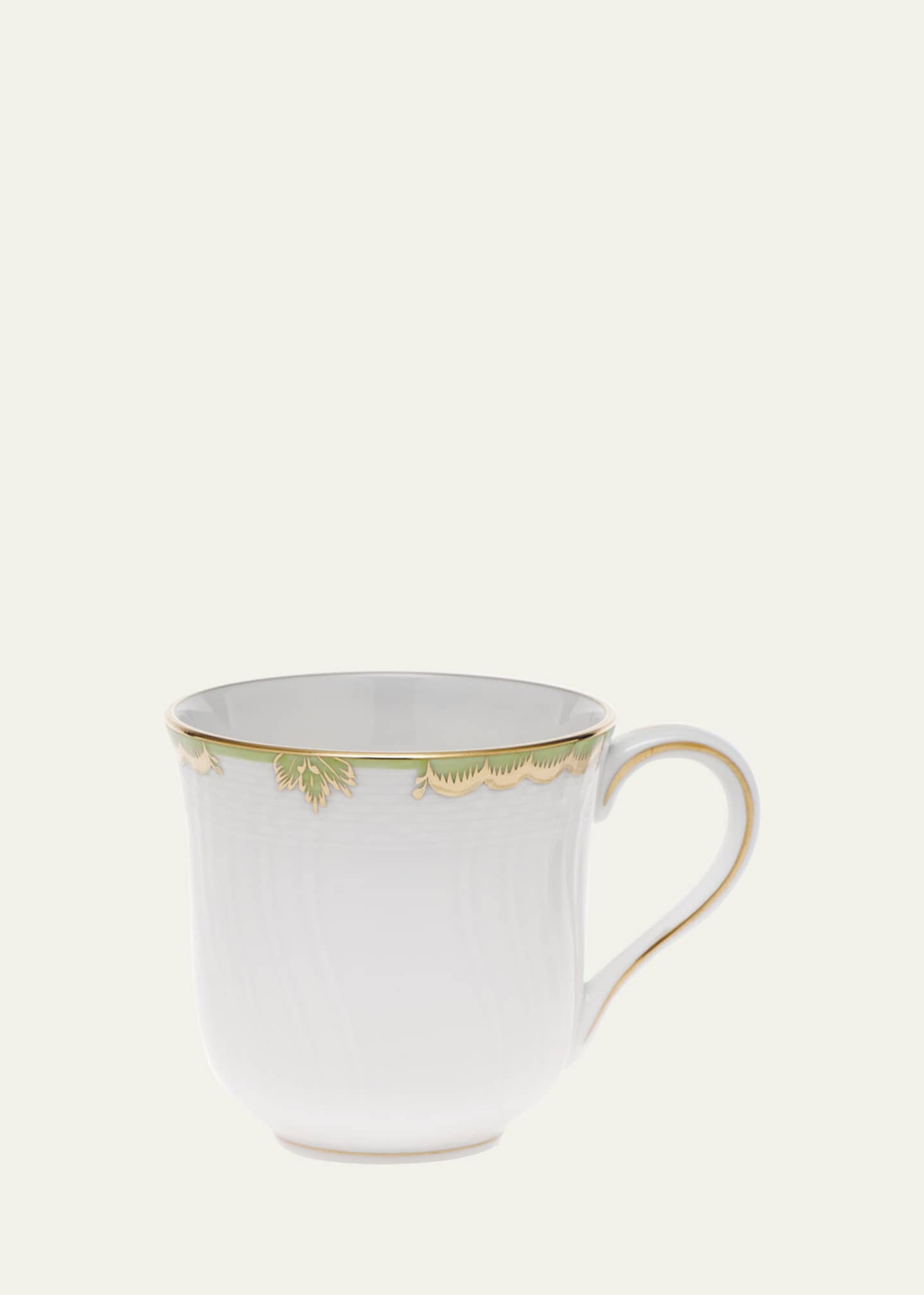 Herend Princess Victoria Green Mug