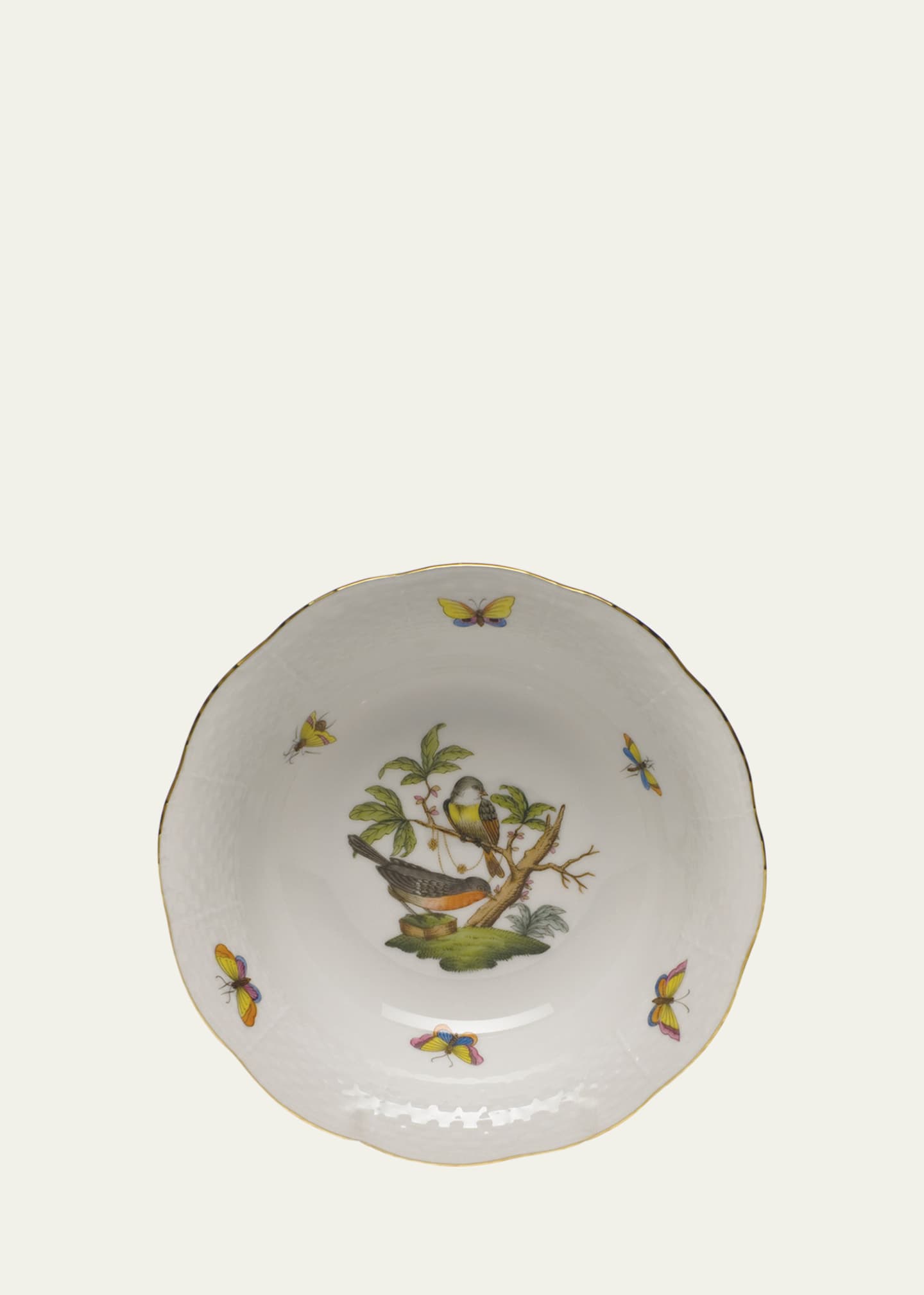 Herend Rothschild Bird Oatmeal Bowl