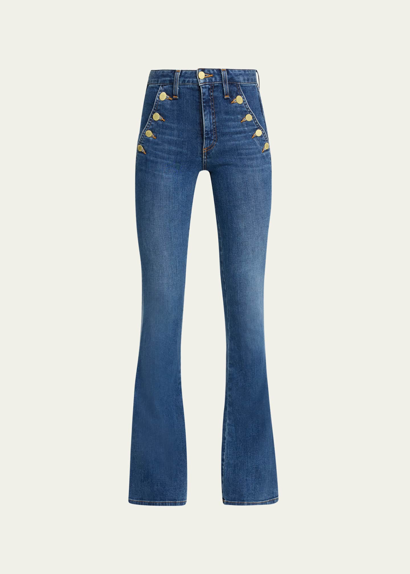 Ramy Brook Helena MidRise Flare Jeans Bergdorf Goodman