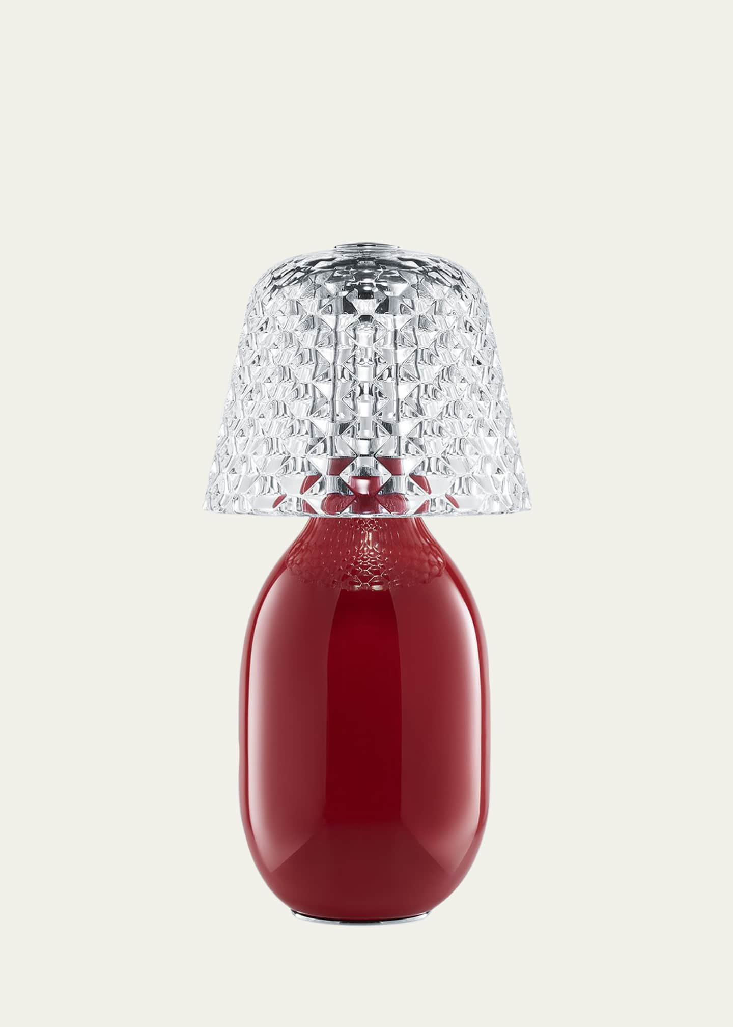 Baccarat Baby Candle Lamp, Red