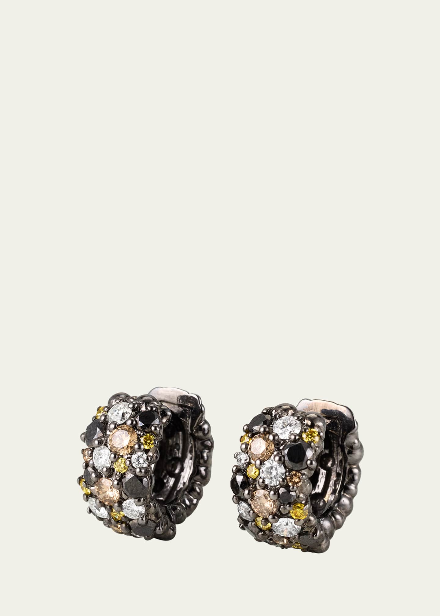 Paul Morelli Large Confetti Diamond Snap Hoop Earrings Image 1 of 4