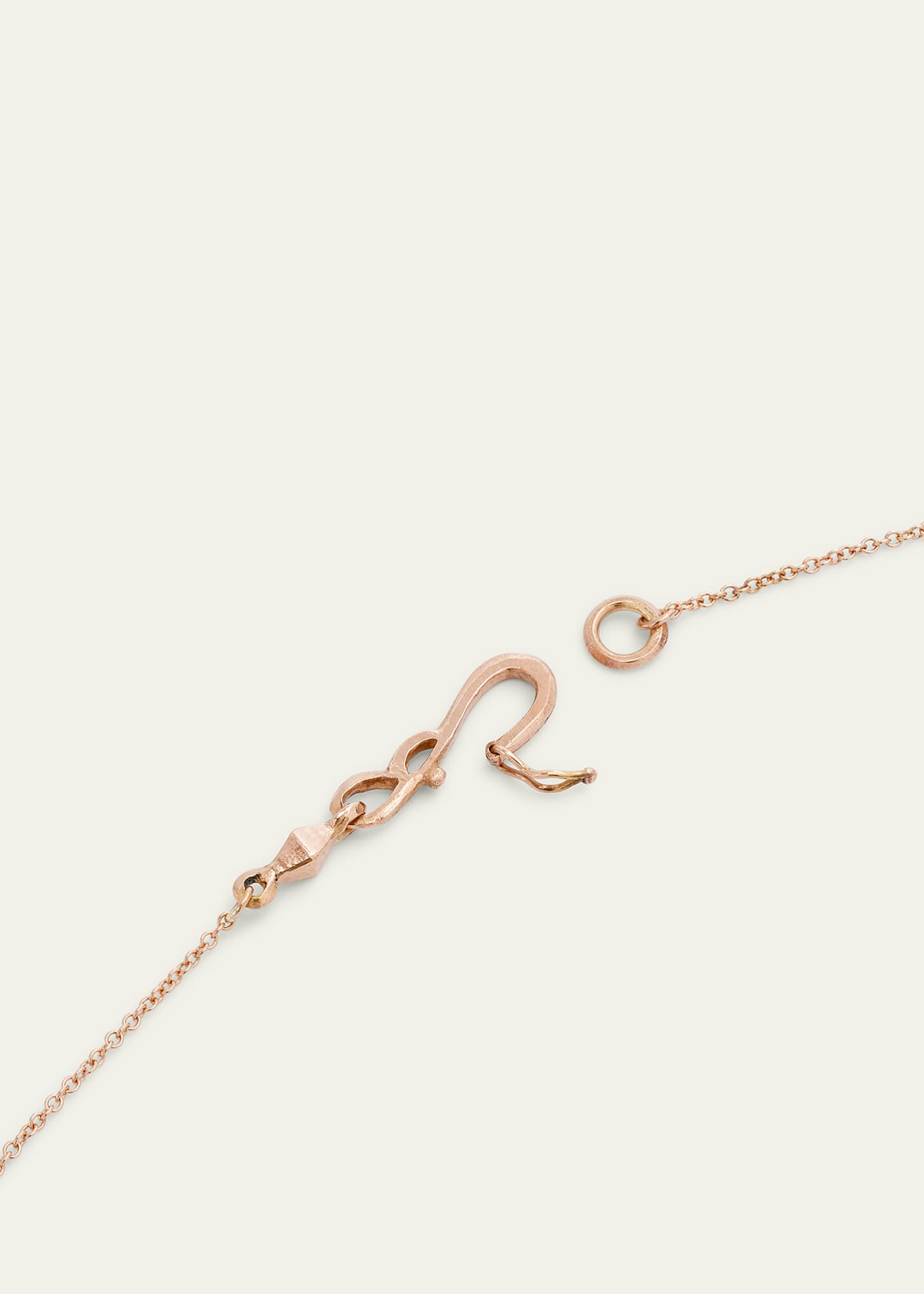 James Banks 14Kr Gold Monarch Butterfly Necklace On 14K Rose Gold Chain w/ 2 Diamond Accents Image 4 of 4