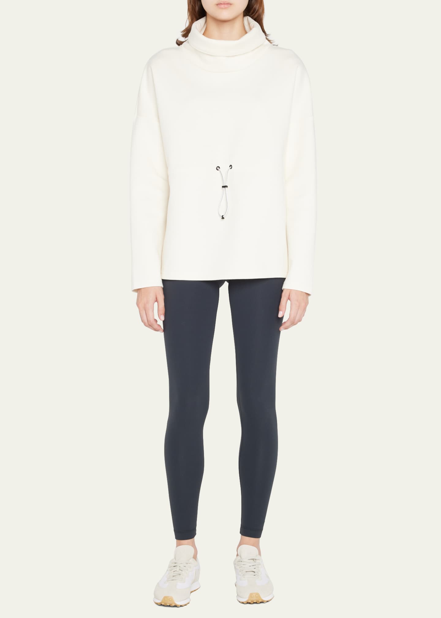 Varley Barton Sweat Funnel Neck Pullover Sweatshirt