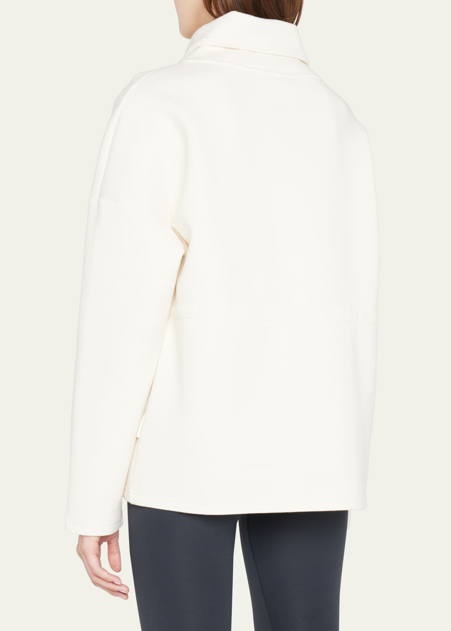 Varley Barton Sweat Funnel Neck Pullover Sweatshirt - Bergdorf Goodman