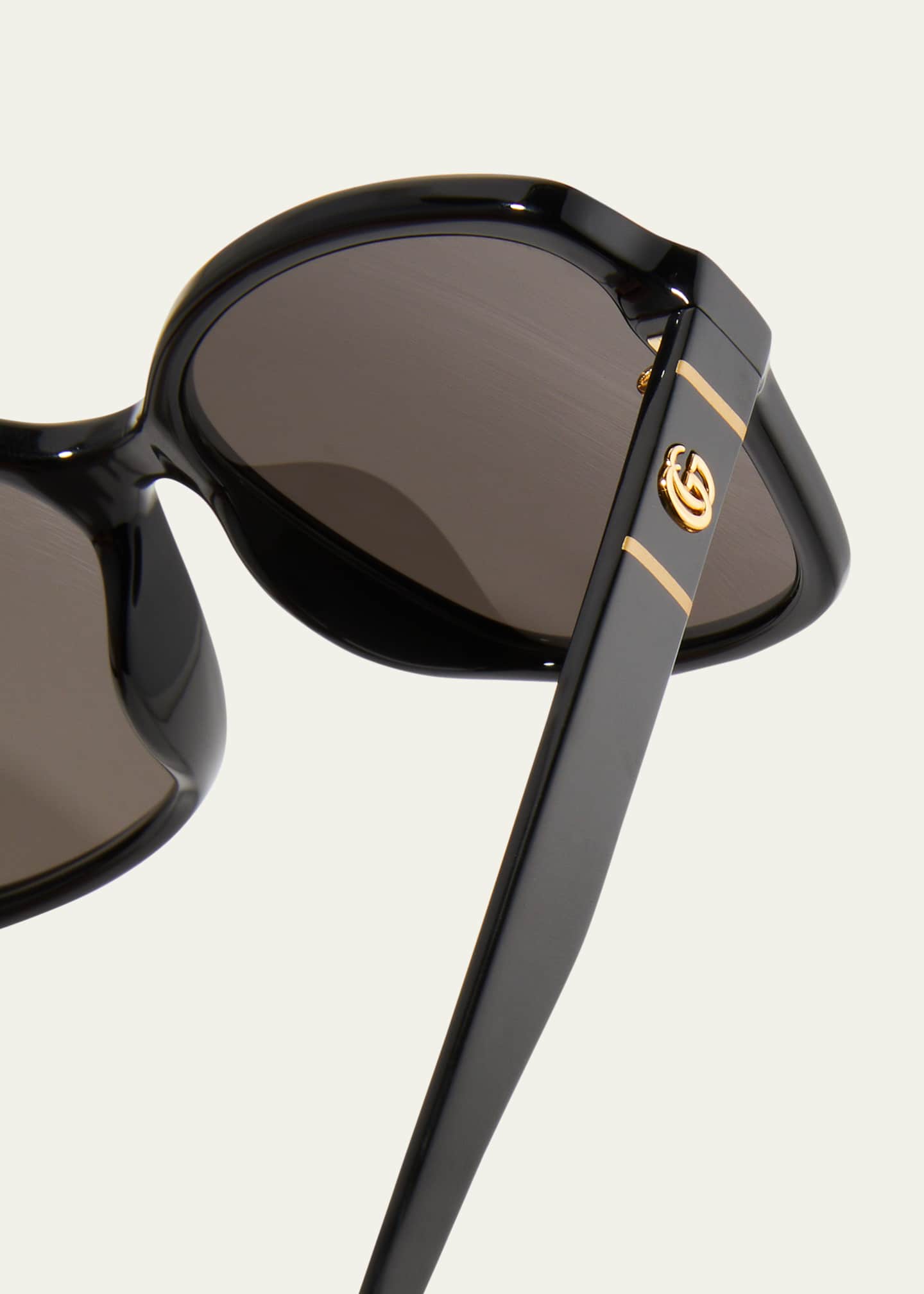Gucci Square Monochromatic Sunglasses