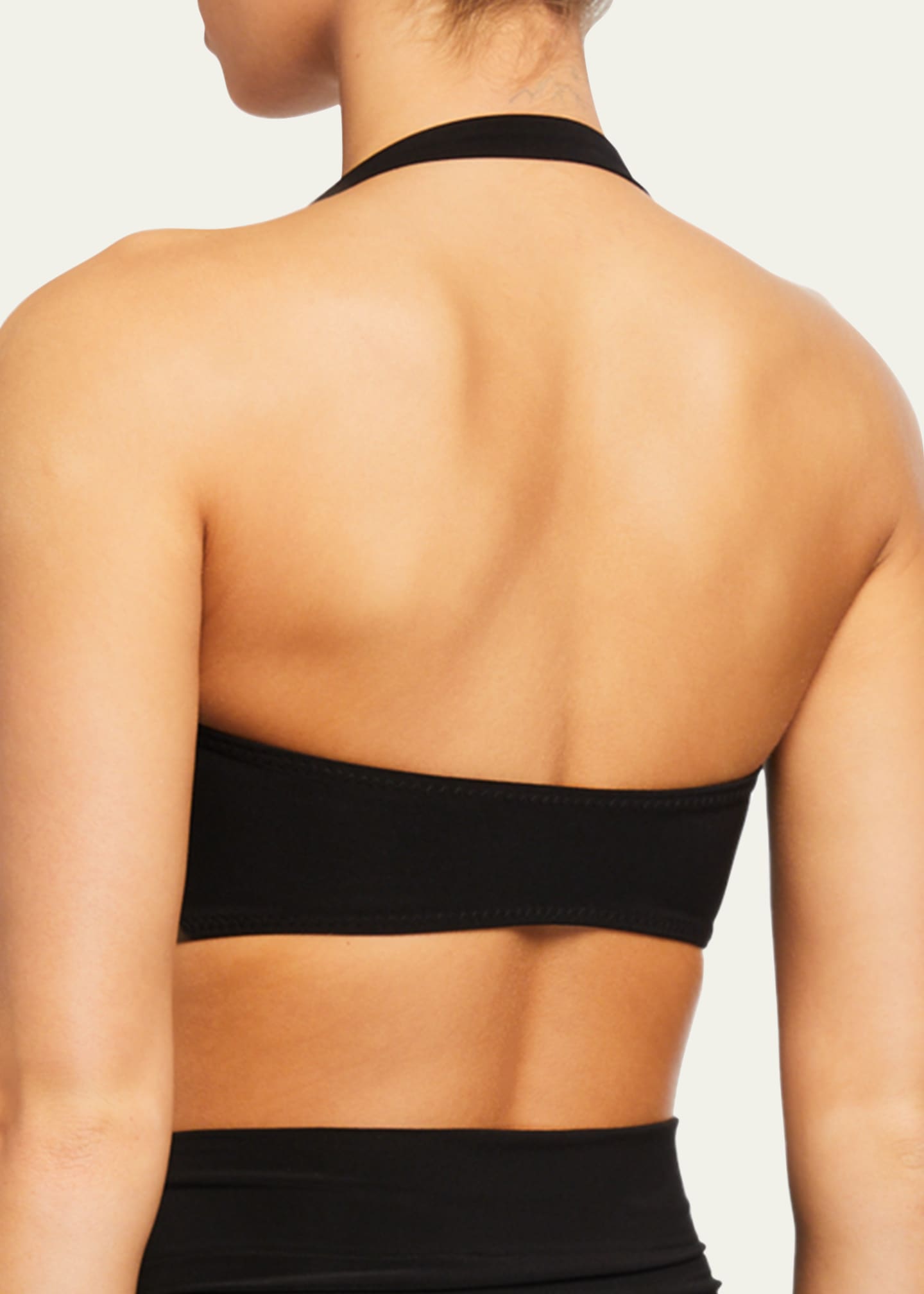 Norma Kamali Tie-Front Bra Bikini Top Image 2 of 3