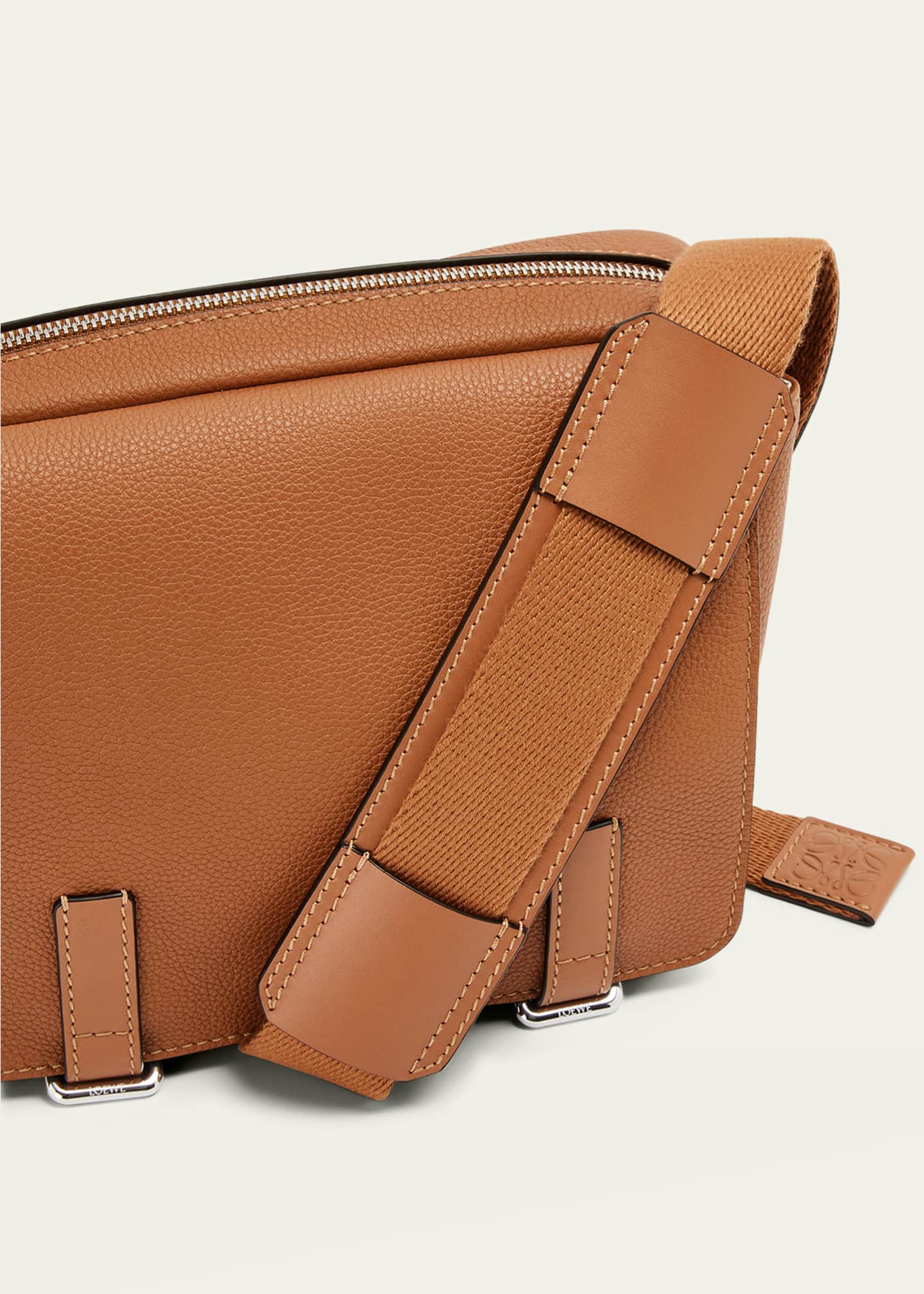 Loewe Men's XS Leather Military Messenger Bag - Bergdorf Goodman
