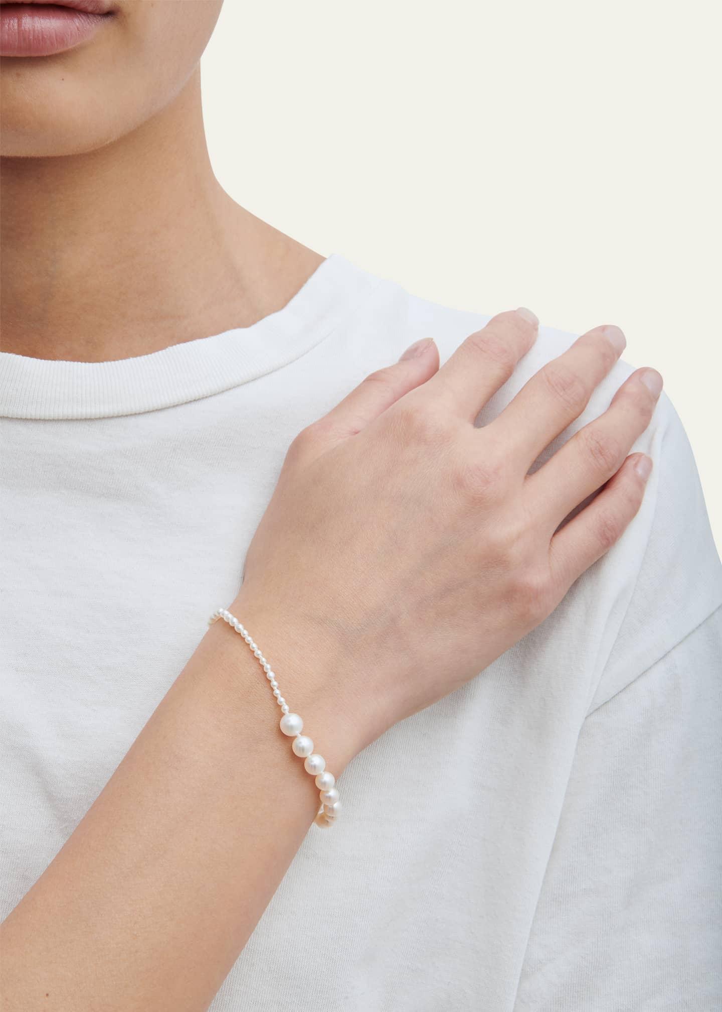 Sophie Bille Brahe Petit Peggy Graduated Freshwater Pearl Bracelet Image 2 of 2