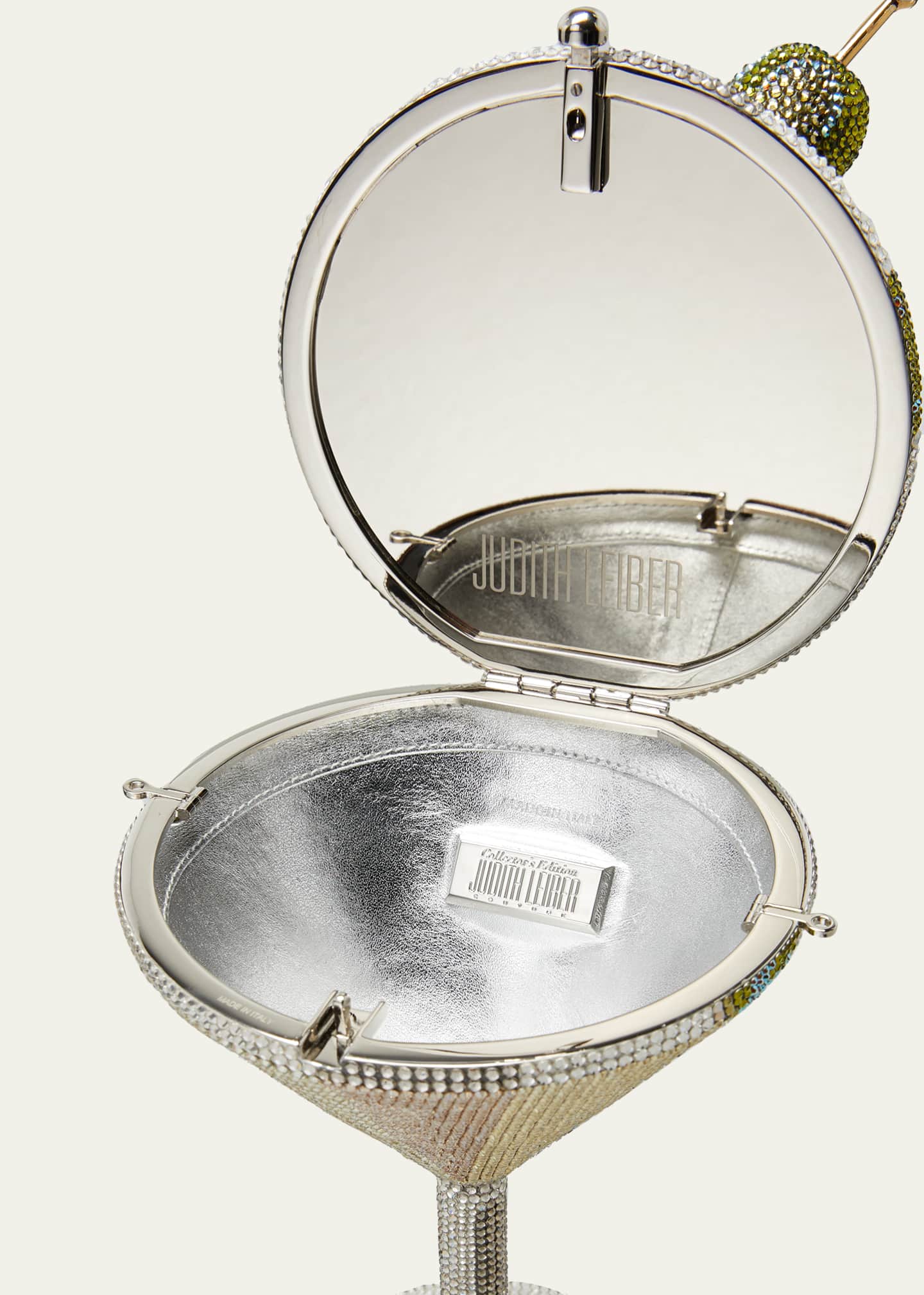 Judith Leiber Couture Beaded Martini Glass Cocktail Clutch Bergdorf Goodman
