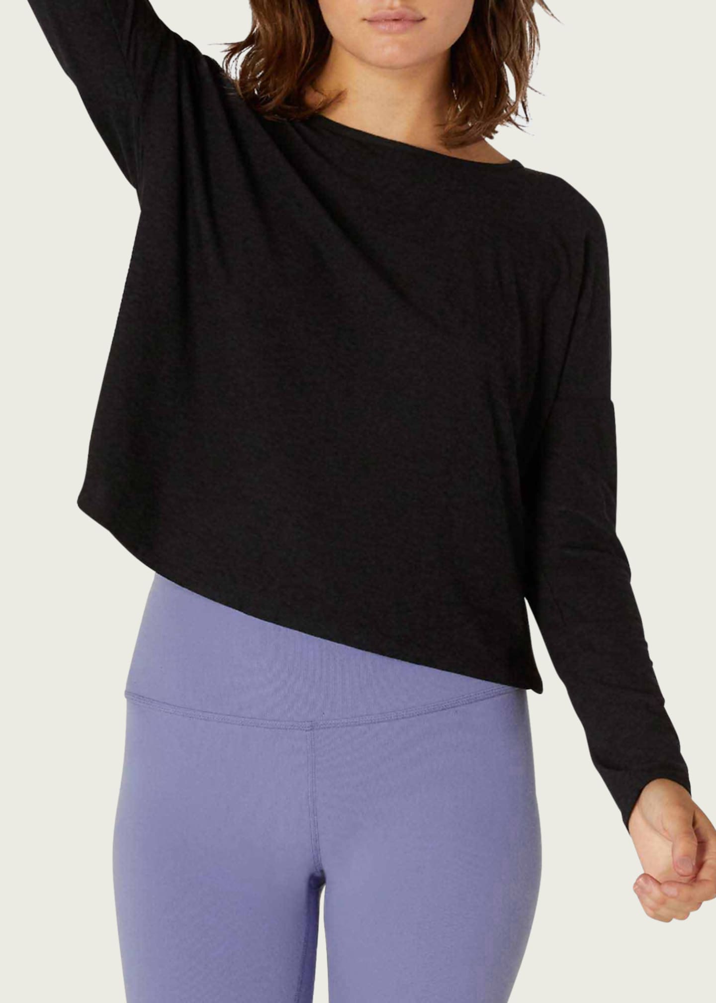 Beyond yoga morning light cropped pullover discount