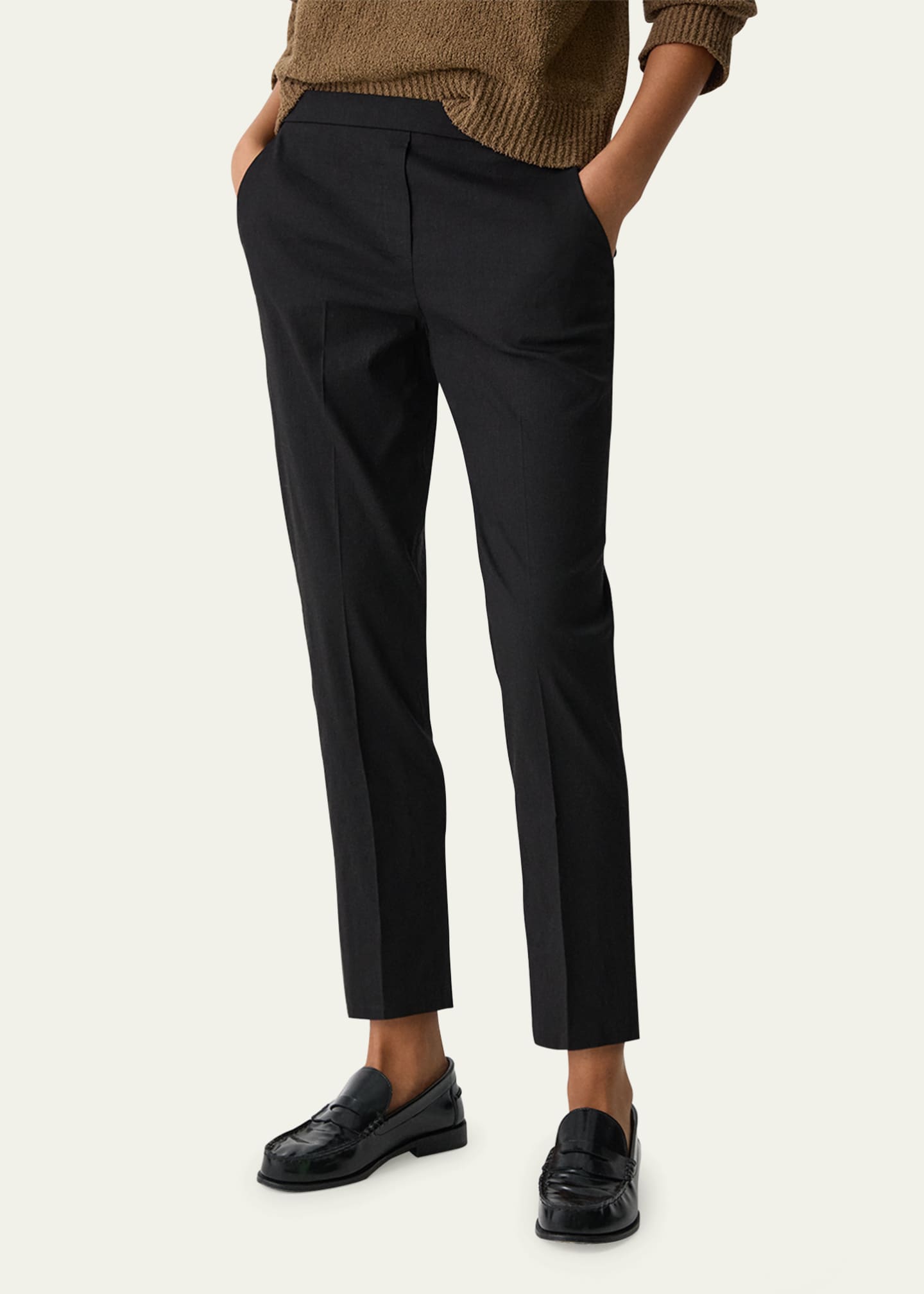 Theory linen pull on pants hotsell