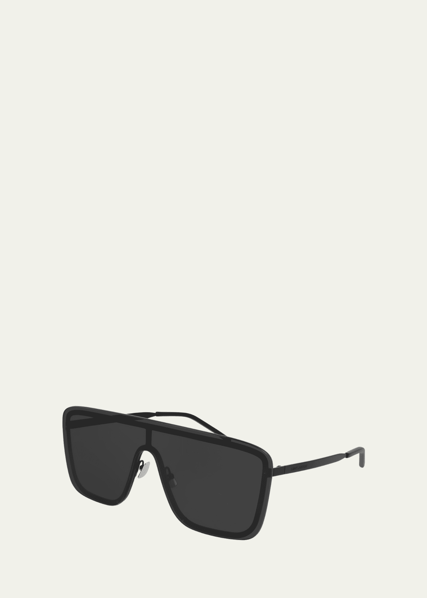 Saint Laurent Unisex Mask Metal Shield Sunglasses Image 2 of 2