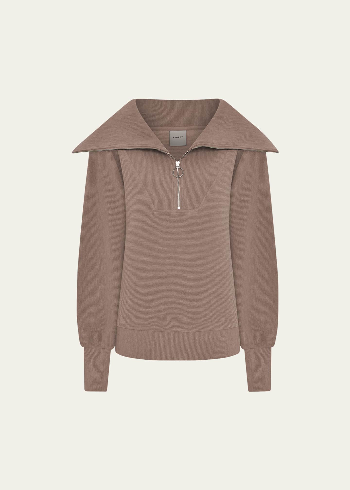 Vine Oversized 1/2-Zip Pullover Sweatshirt
