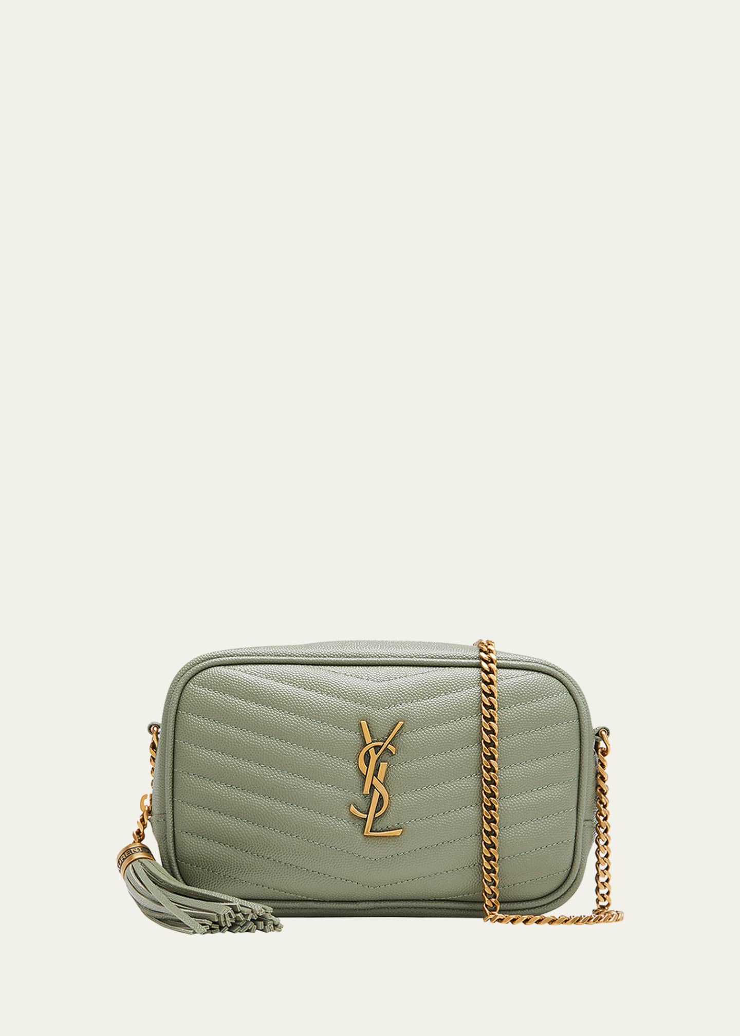 Saint Laurent Lou Mini Monogram YSL Quilt Calf Camera Bag Bergdorf