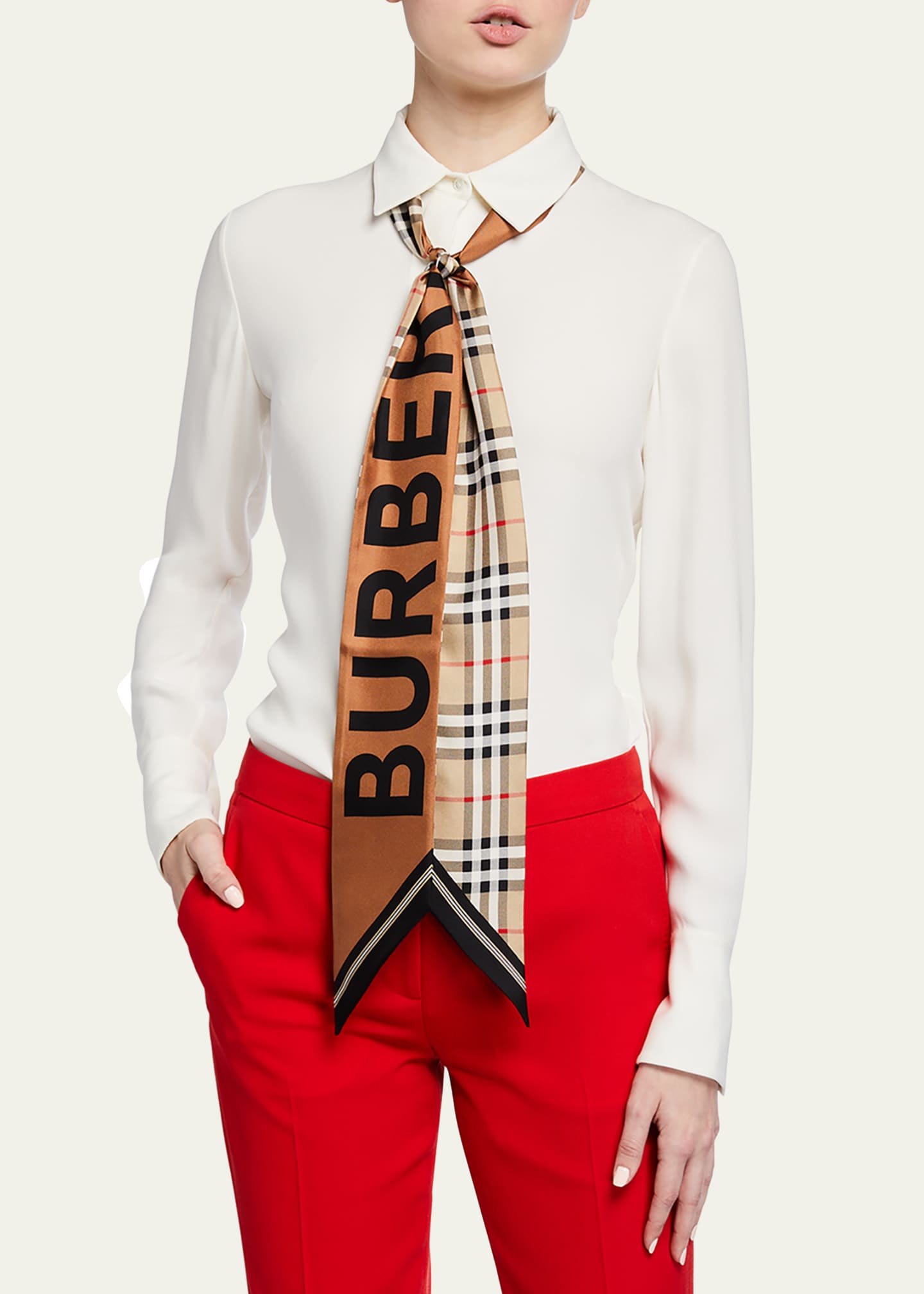 Vintage check new arrivals scarf