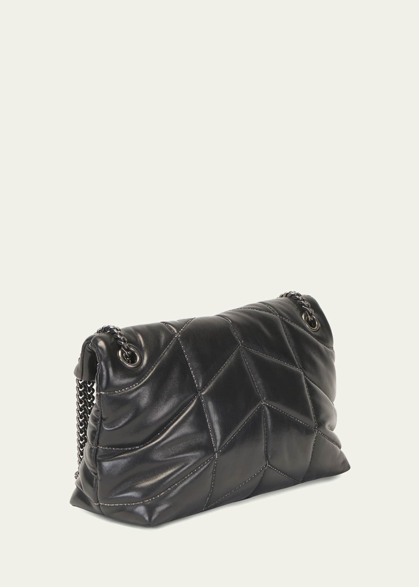 Toy loulou puffer quilted leather crossbody bag store