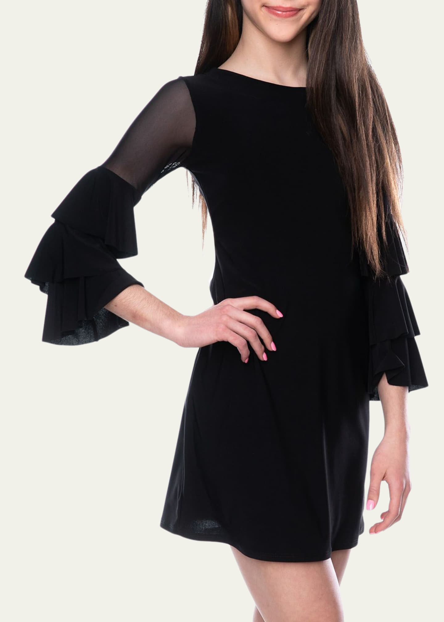 Tiered top sheath dress