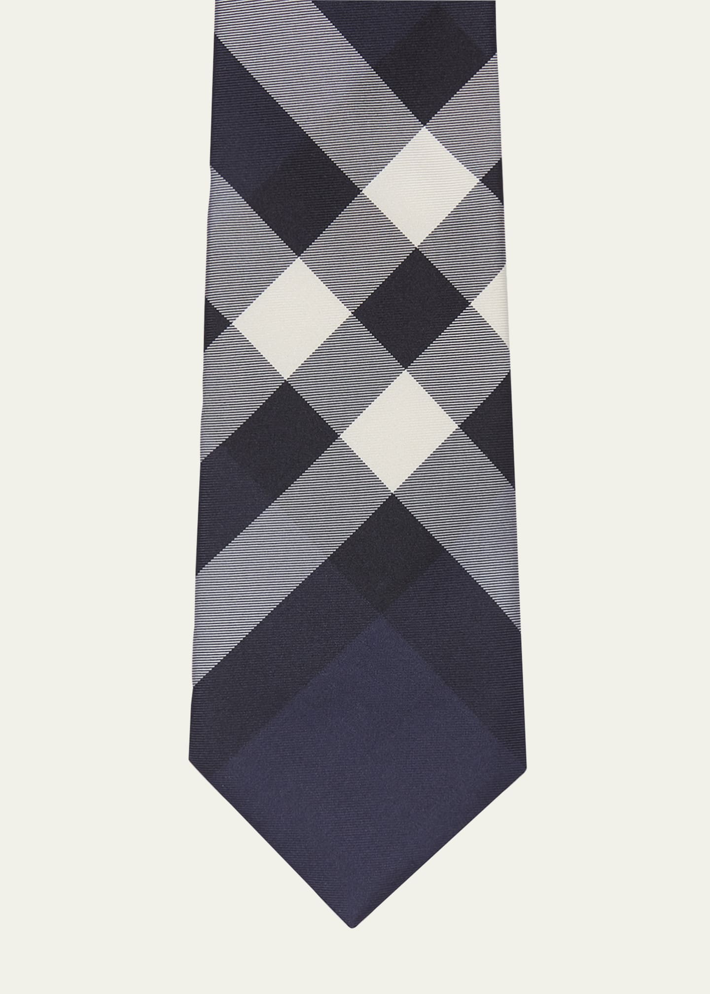 Burberry Men's Exploded Check Silk Tie Image 4 of 4