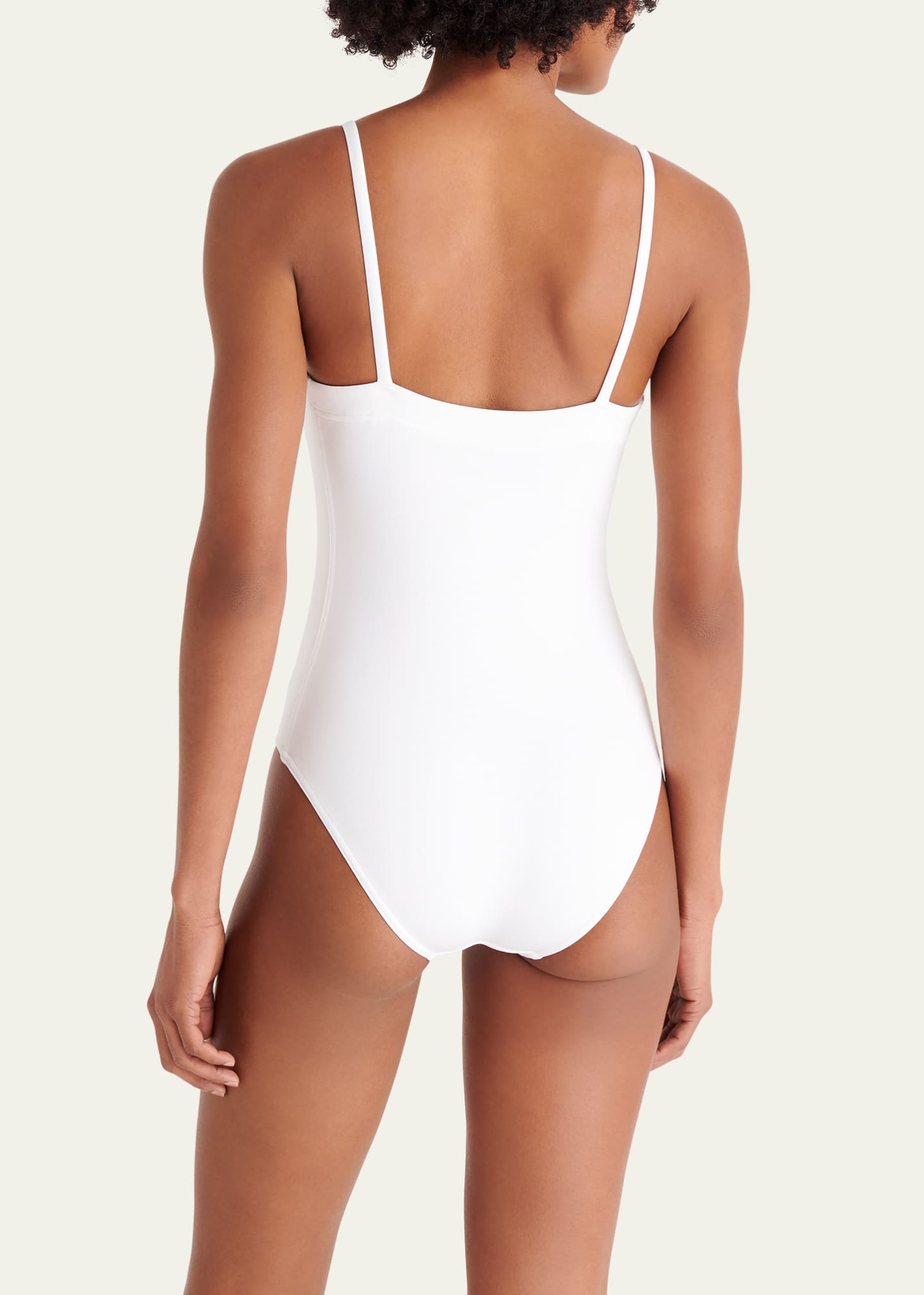 Eres Aquarelle One-Piece Swimsuit with Thin Straps Image 3 of 5