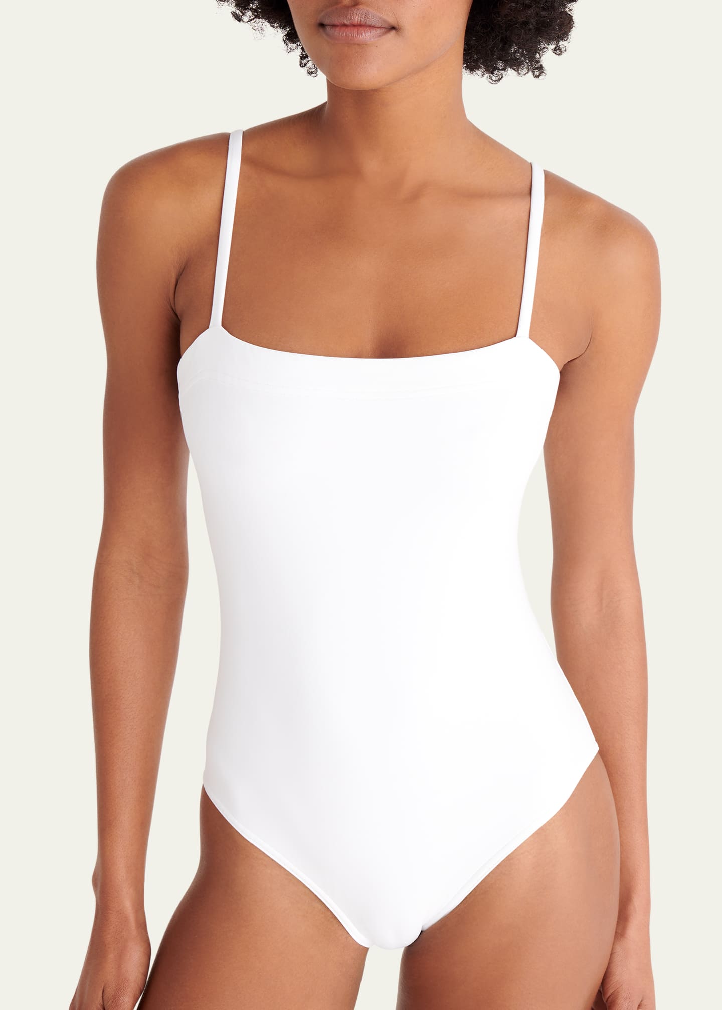 Eres Aquarelle One-Piece Swimsuit with Thin Straps Image 4 of 5