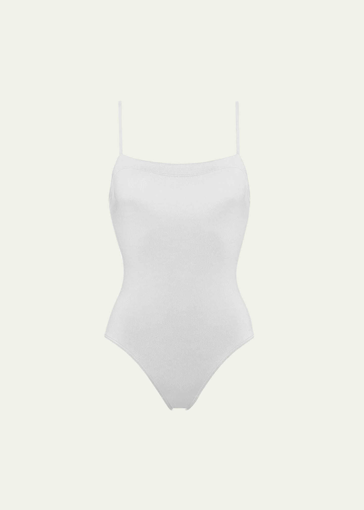 Eres Aquarelle One-Piece Swimsuit with Thin Straps Image 1 of 5