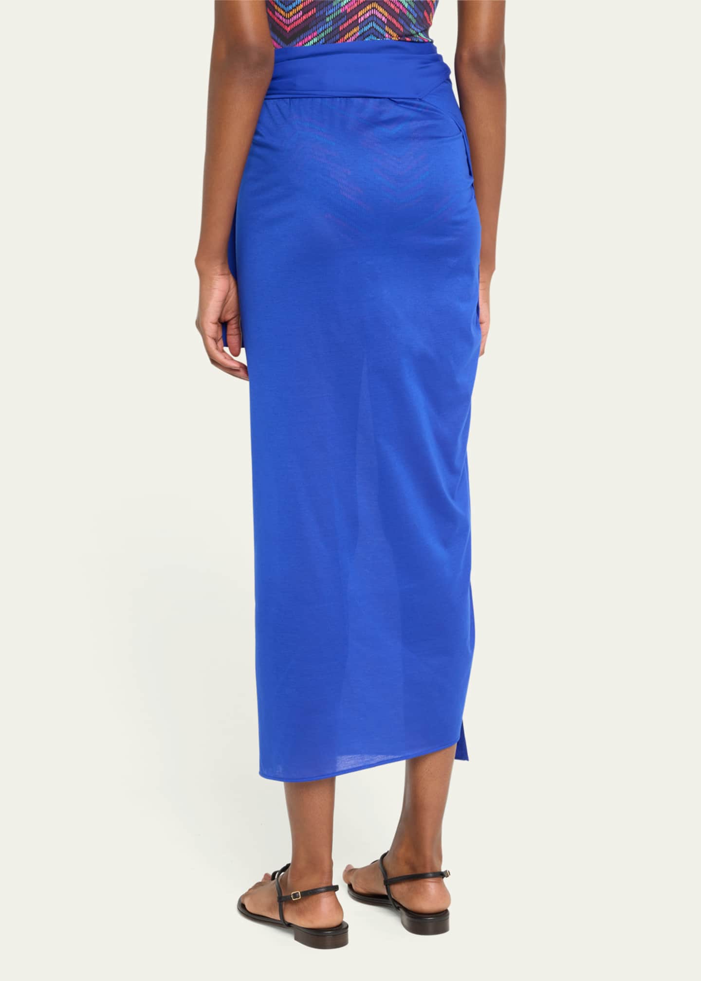 Eres Peplum Long Sarong with Belt Image 3 of 5