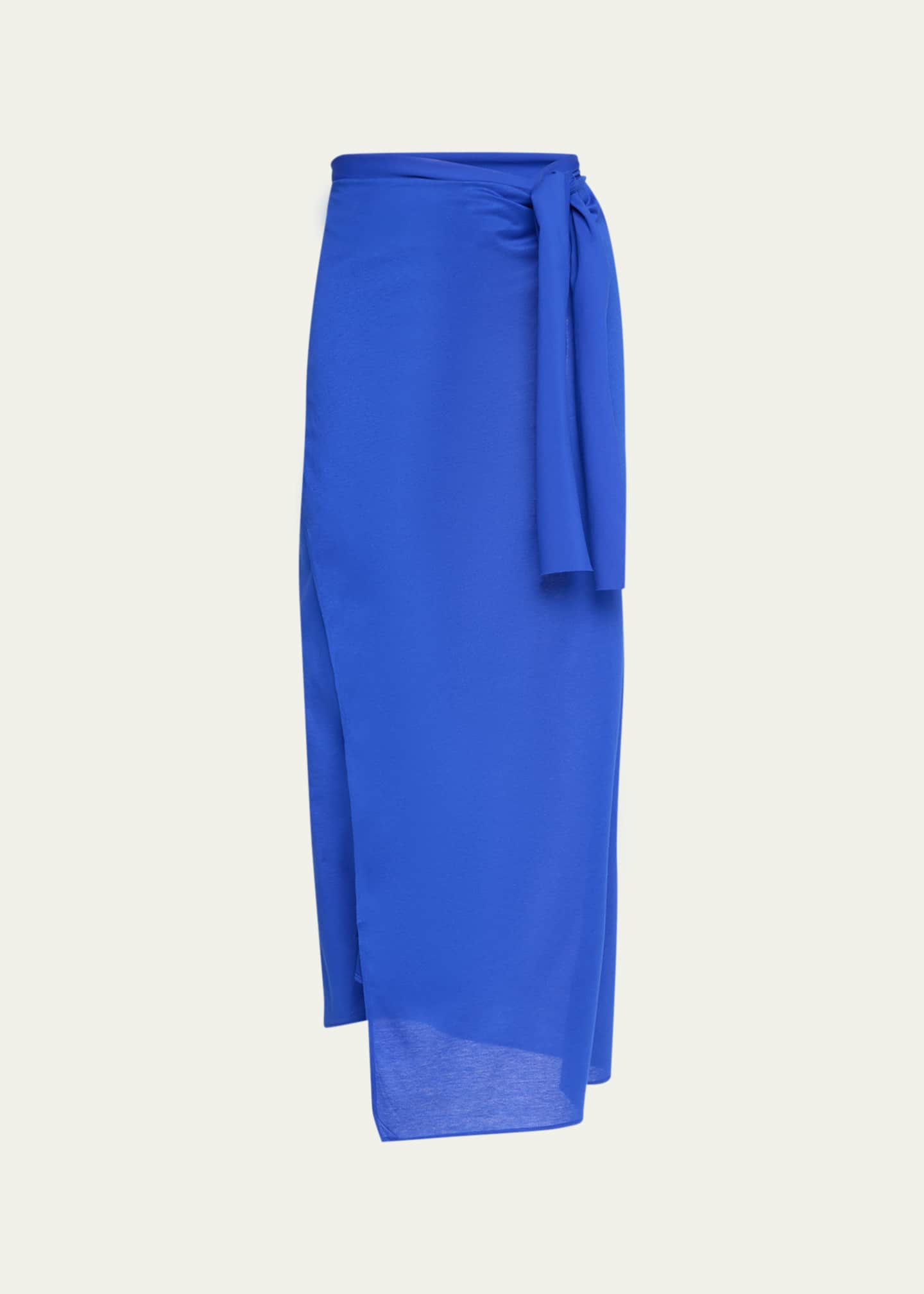 Eres Peplum Long Sarong with Belt Image 1 of 5