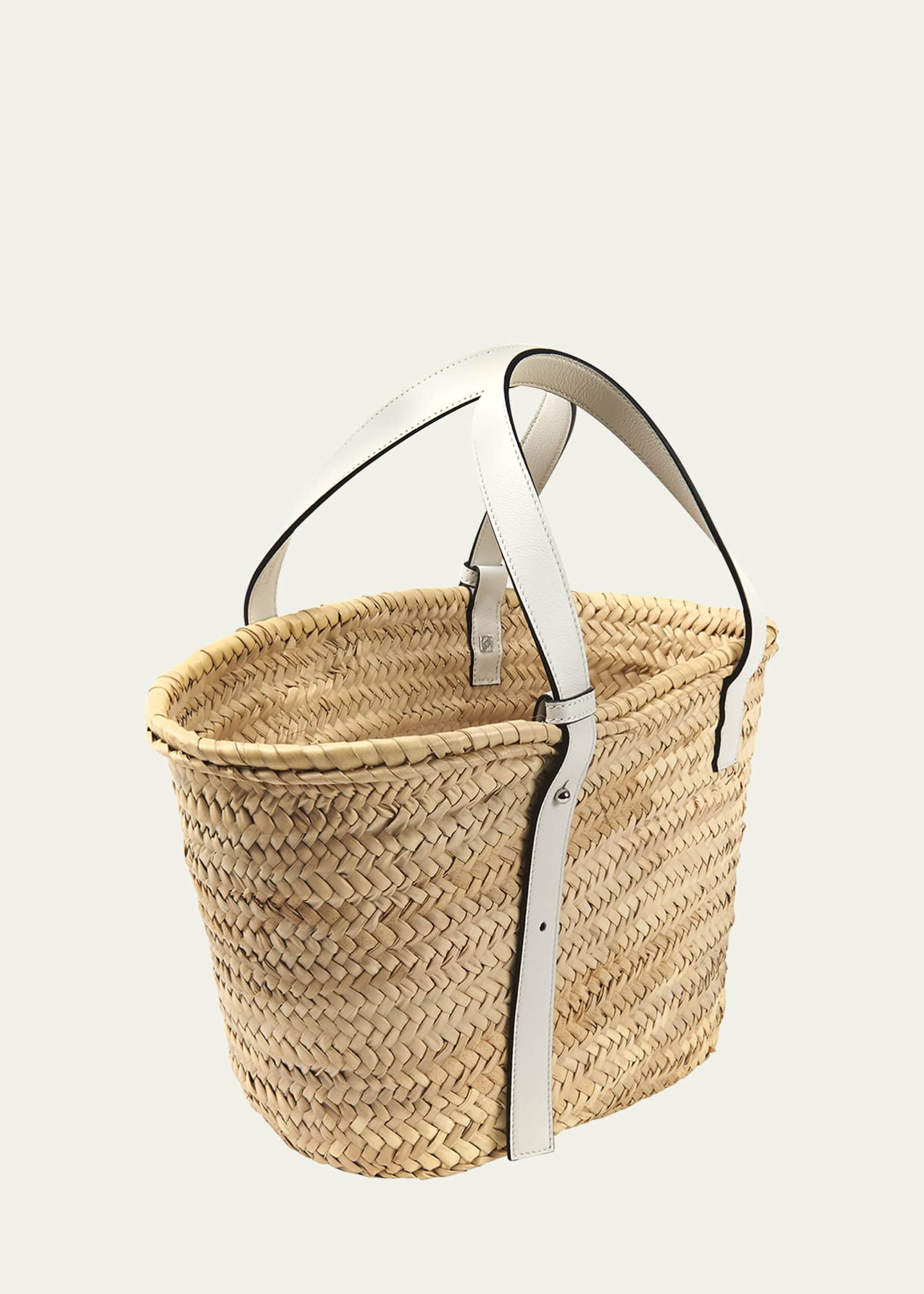 Loewe x Paula's Ibiza Woven Palm Basket Tote Bag