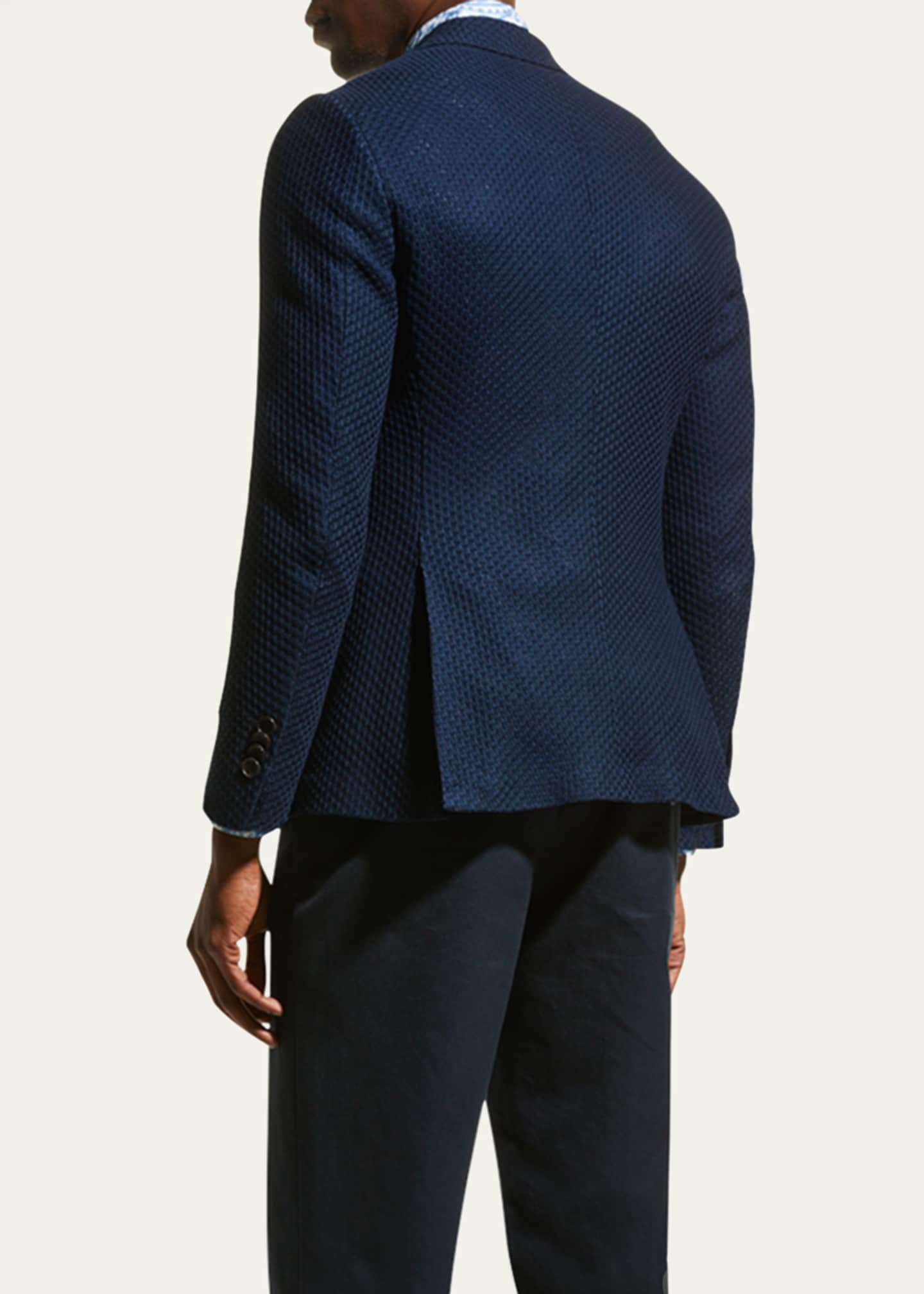 Etro Men's Basic Knit Blazer Image 3 of 5
