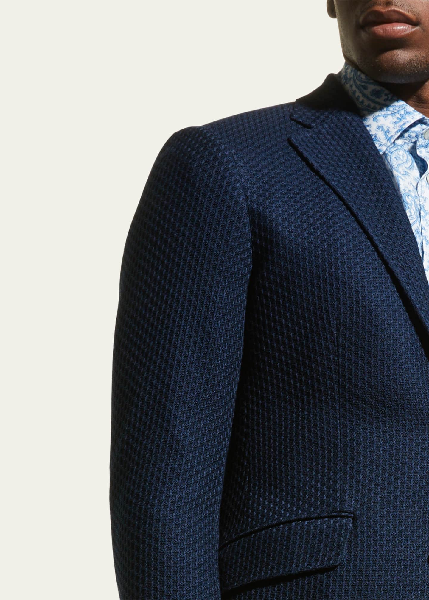 Etro Men's Basic Knit Blazer Image 5 of 5