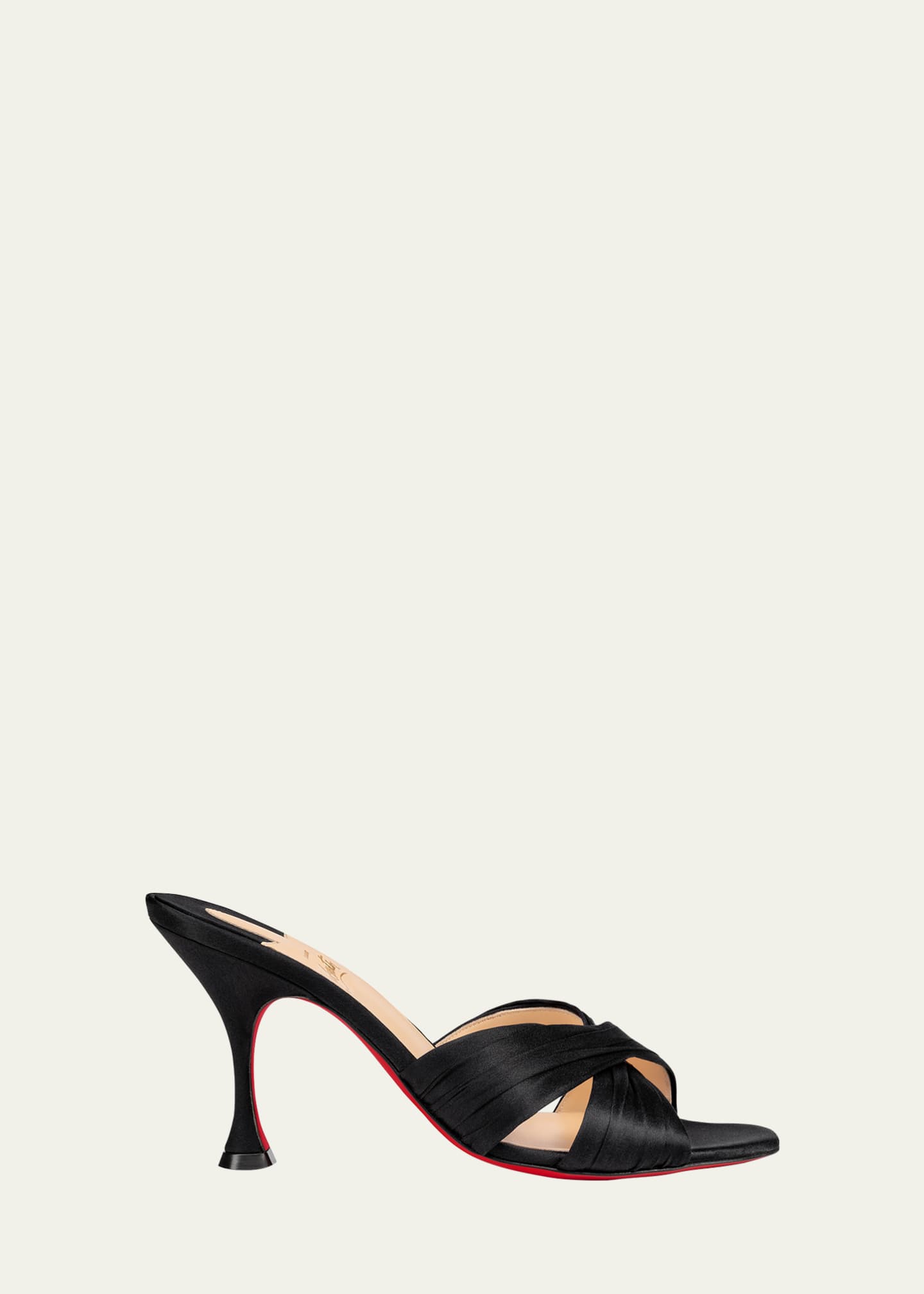 Christian Louboutin Nicol is Back Red Sole Slide High-Heel Sandals Image 1 of 5