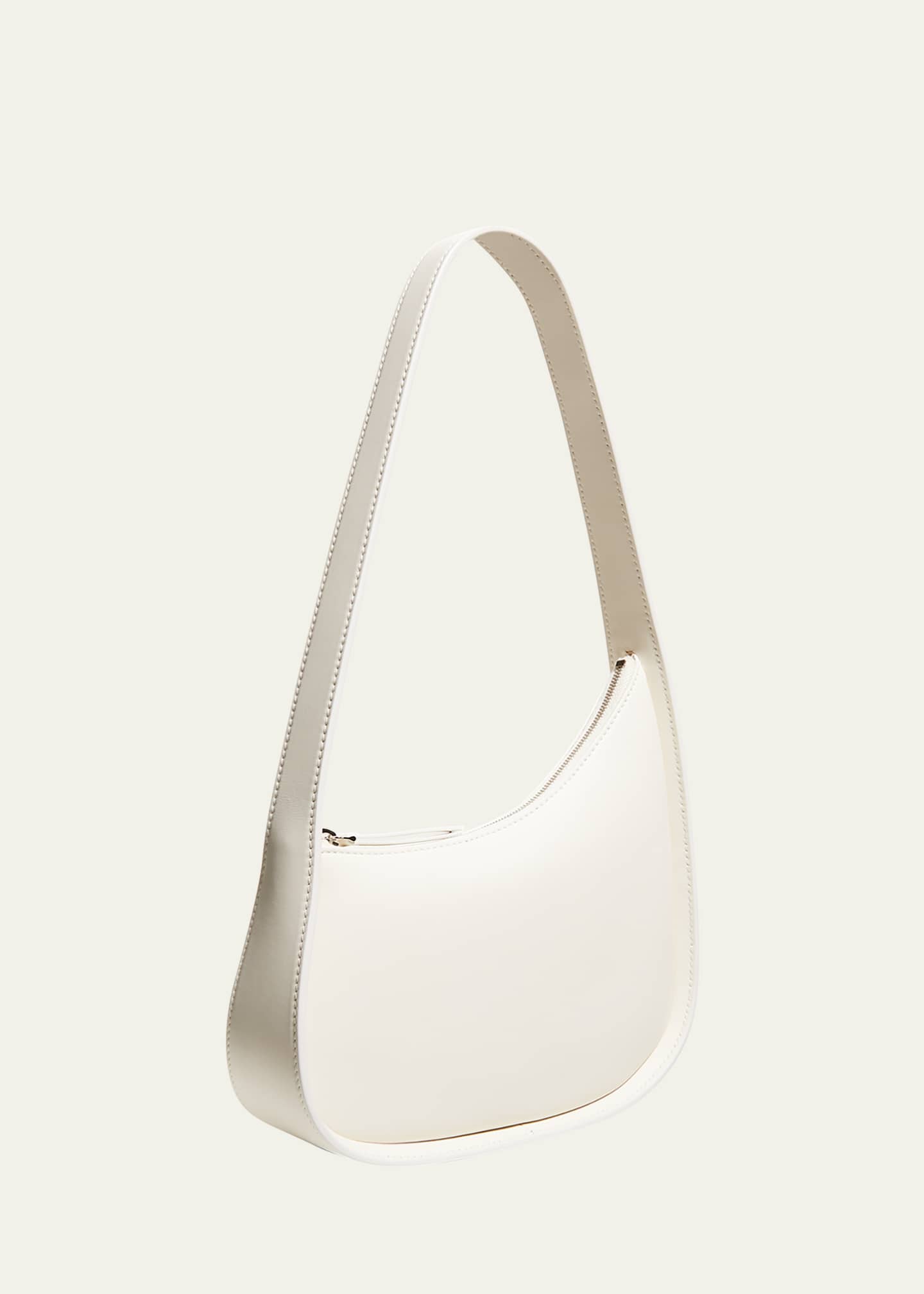 The Row Half Moon Leather Shoulder Bag