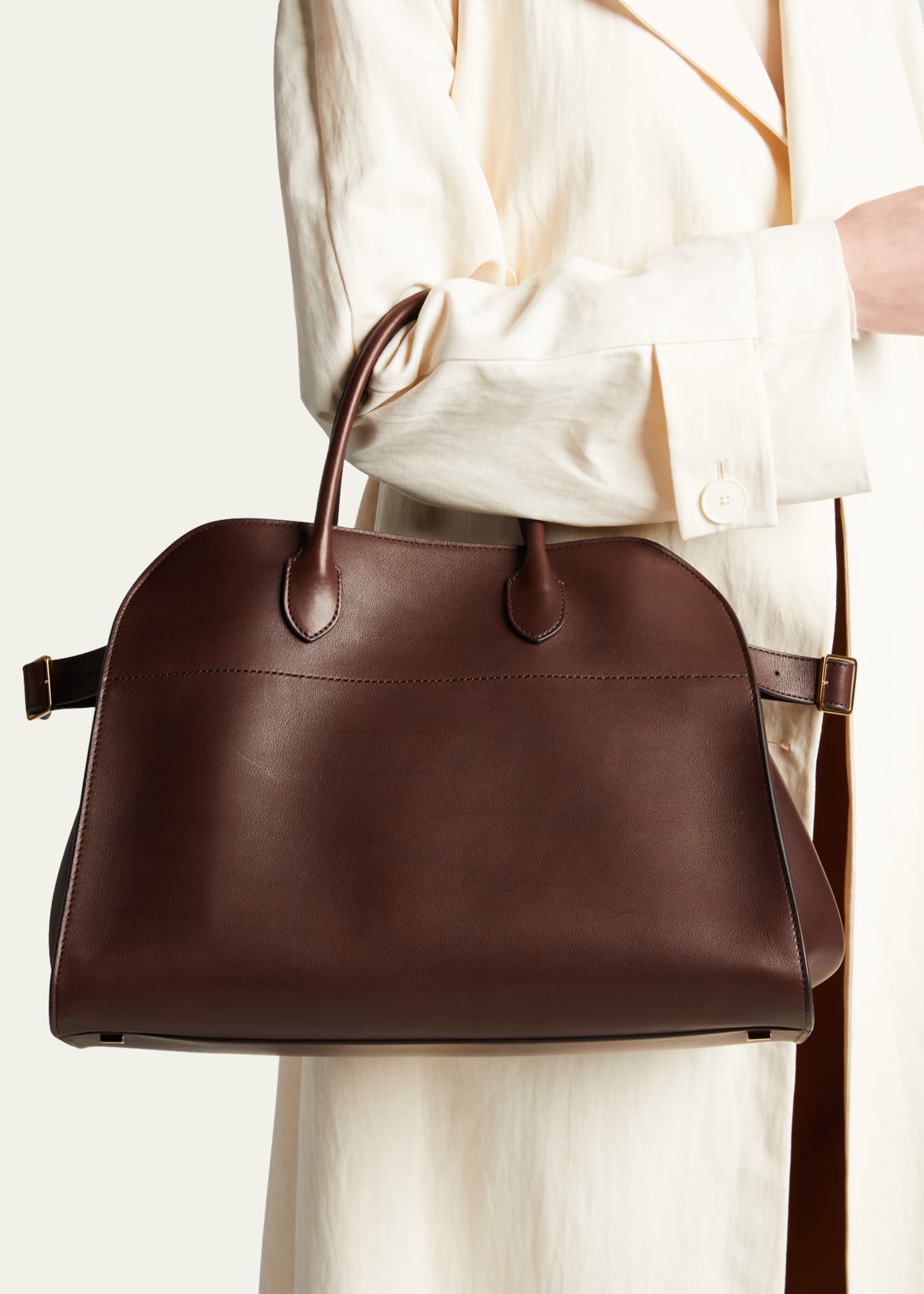 THE ROW Margaux 15 Air Bag in Calfskin Leather Bergdorf Goodman